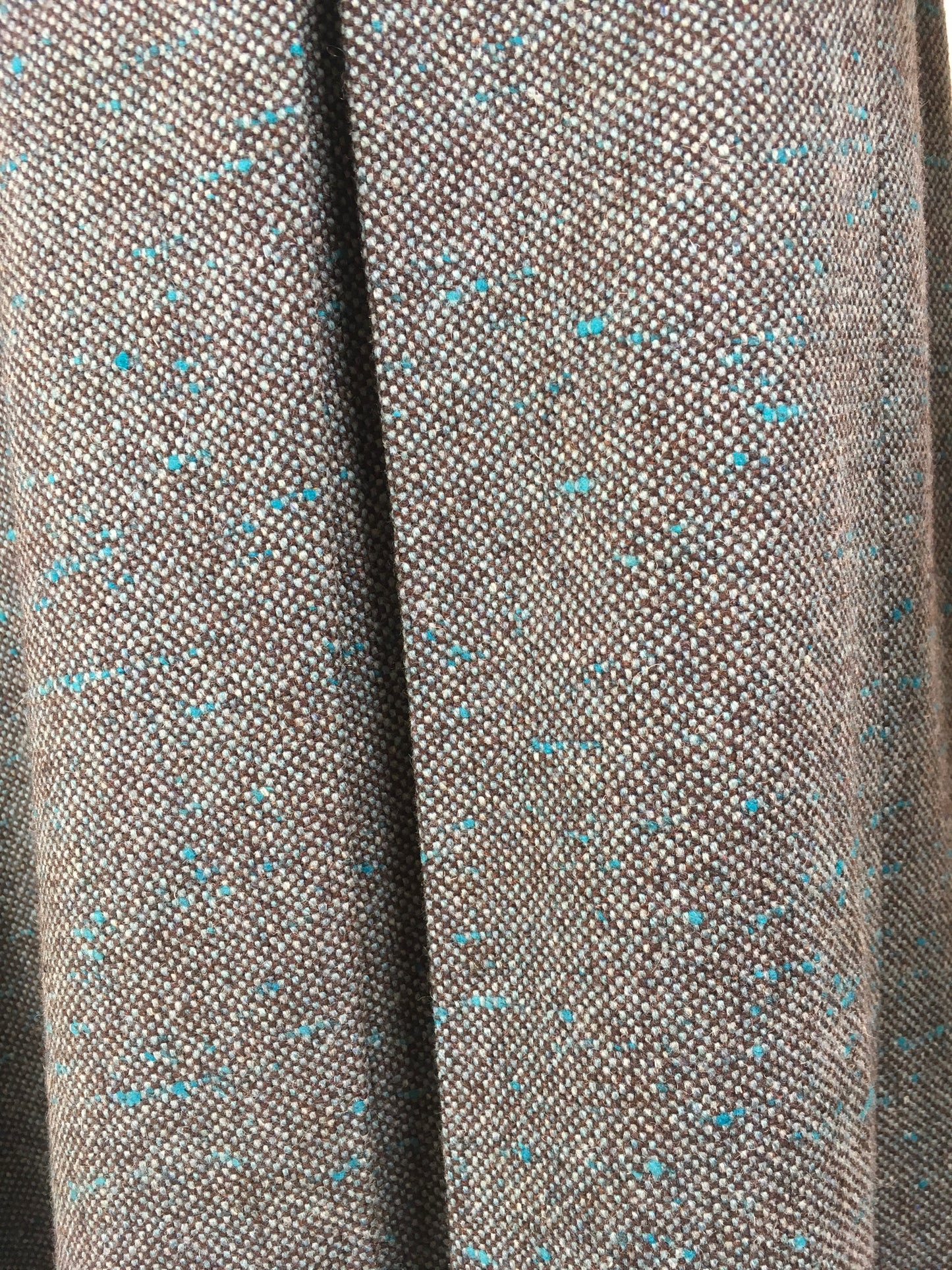 Original late 1940’s 2pc Woollen Suit by ‘ Harella’ - Grey Toned with a Bright Teal Fleck