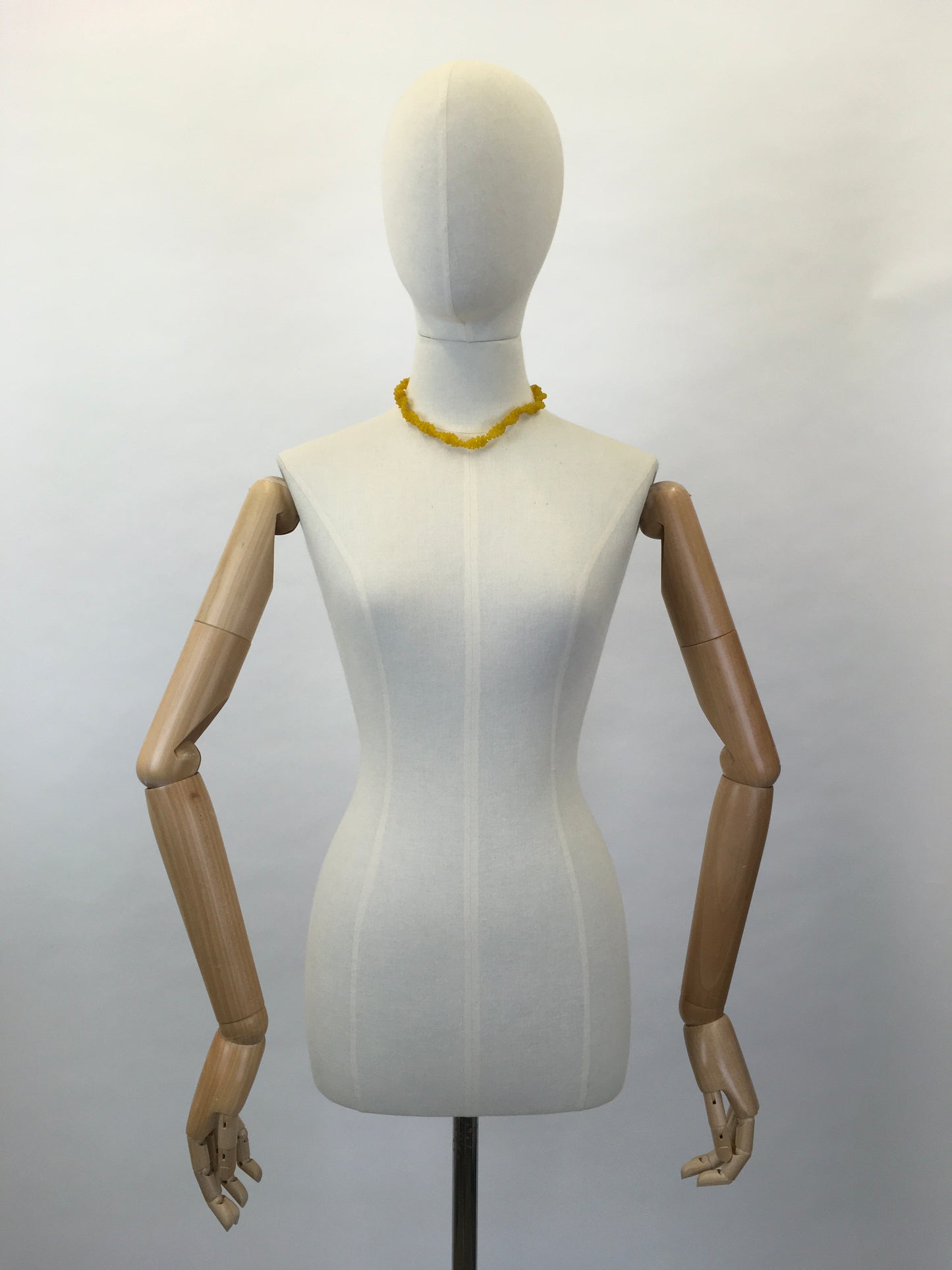 Original Early 1950’s ‘ Scoobie ‘ Necklace - In a Gorgeous Sunshine Yellow