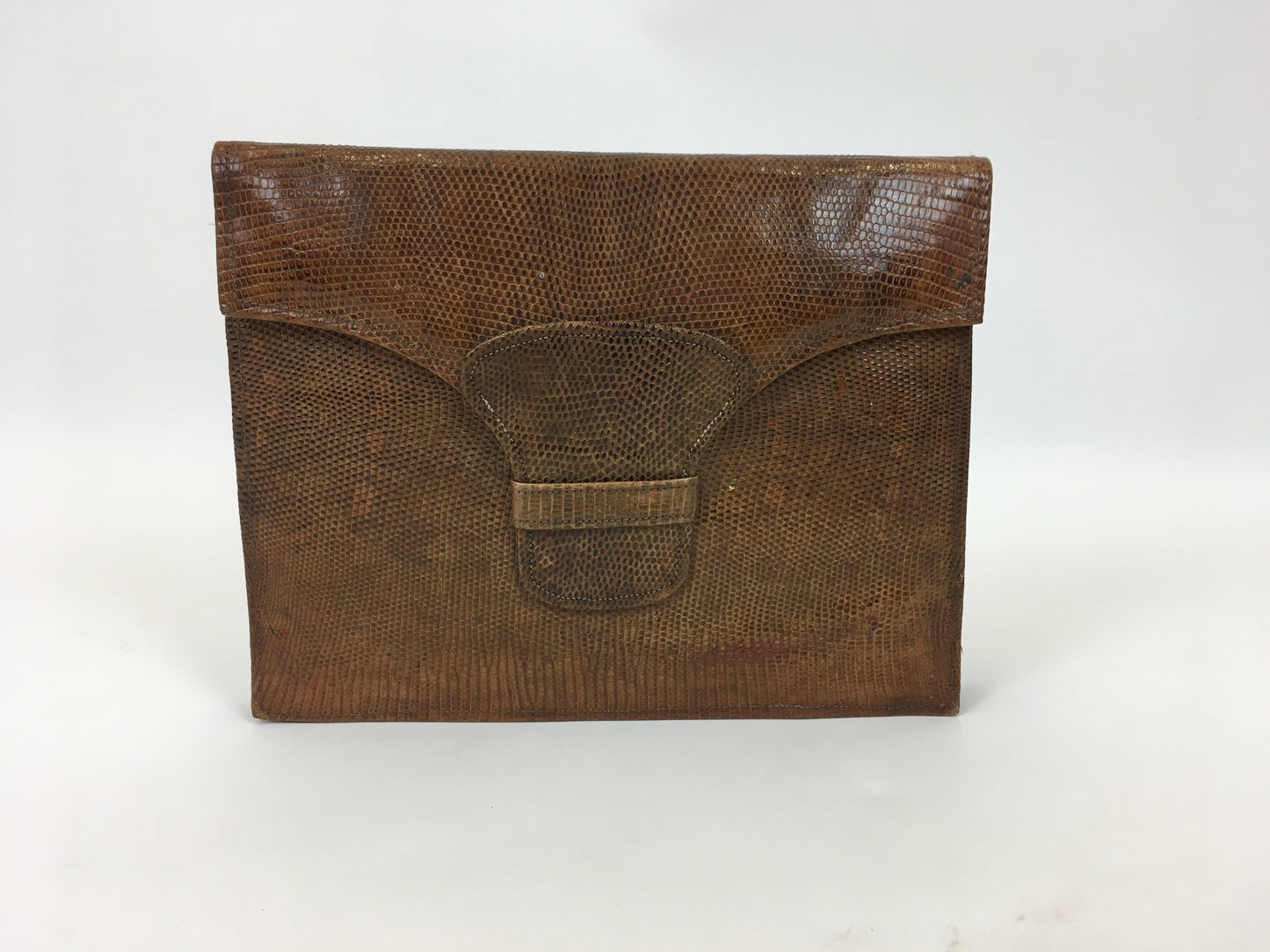 Original 1930’s Skin Envelope Clutch Handbag - With A Lovely Interior and Strong Clasp