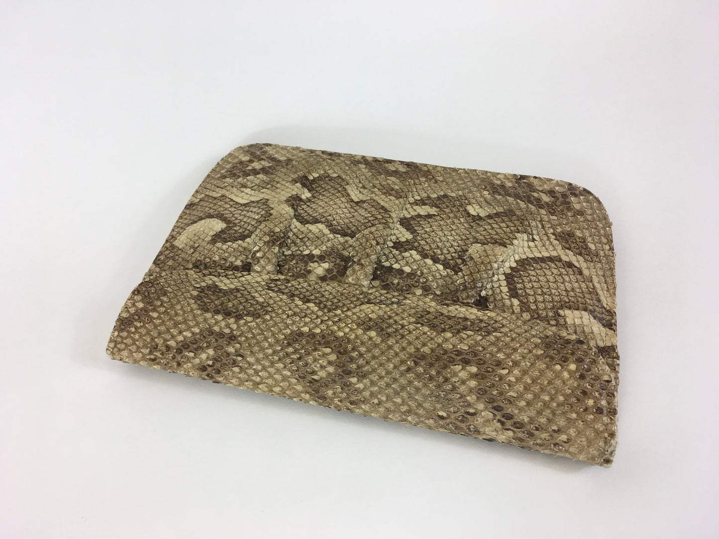 Original 1930’s Fabulous Snakeskin Clutch Handbag - With Beautiful Detailing