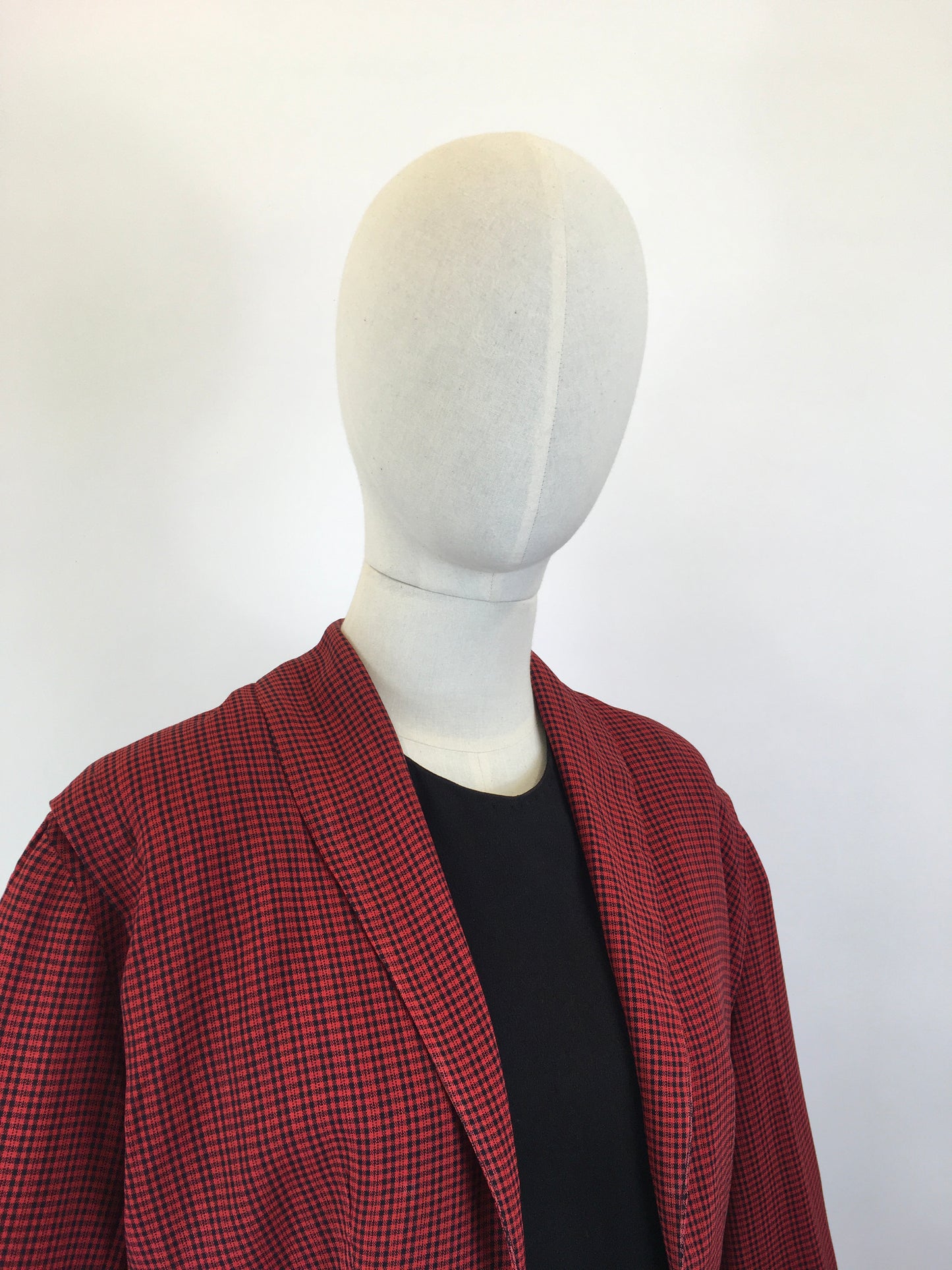 Original Late 1940’s 3 pc Set in Black and Red - By ‘ Leslie Fay ‘