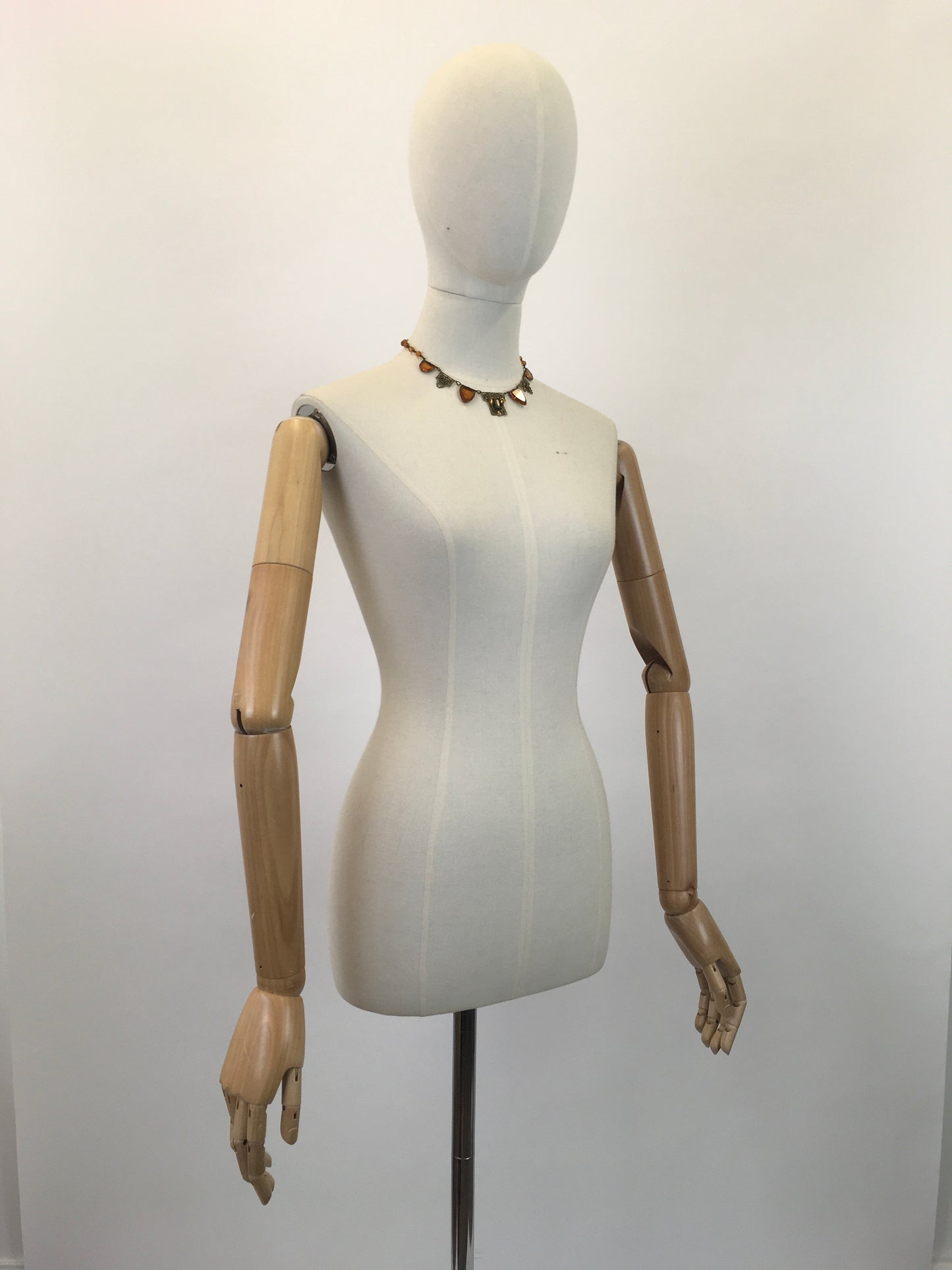 Original 1920's Sensational Necklace - With Exquisite Details of Sunbursts and Roses