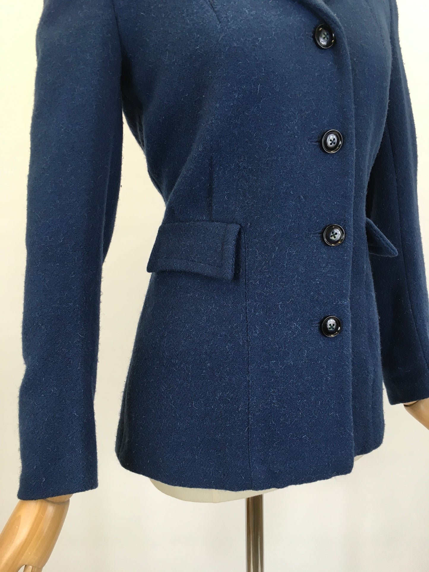 Original 1940’s Fabulous Blue Flecked Woollen Jacket - ‘ Orndale’ Made In England Label