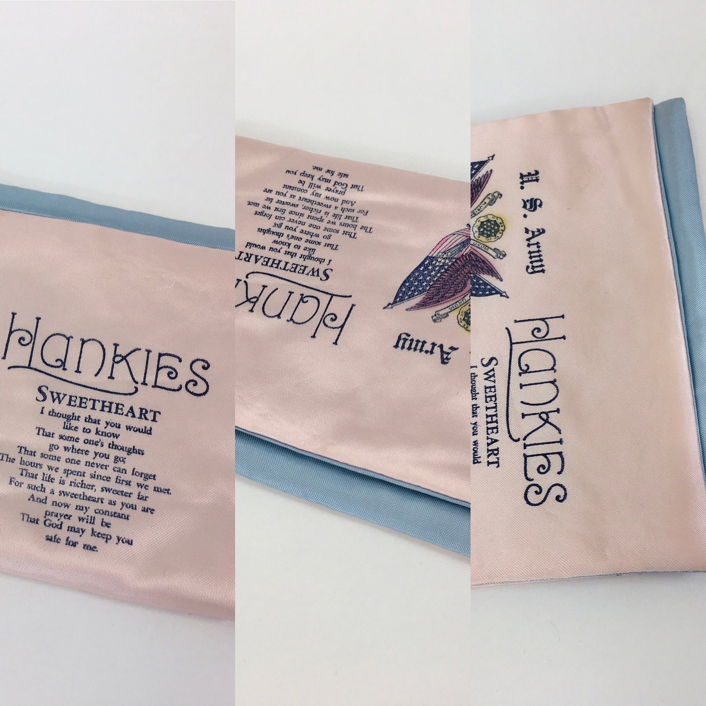 Original 1940’s Sweetheart Hankie Case - A Darling Keepsake Piece For Smalls