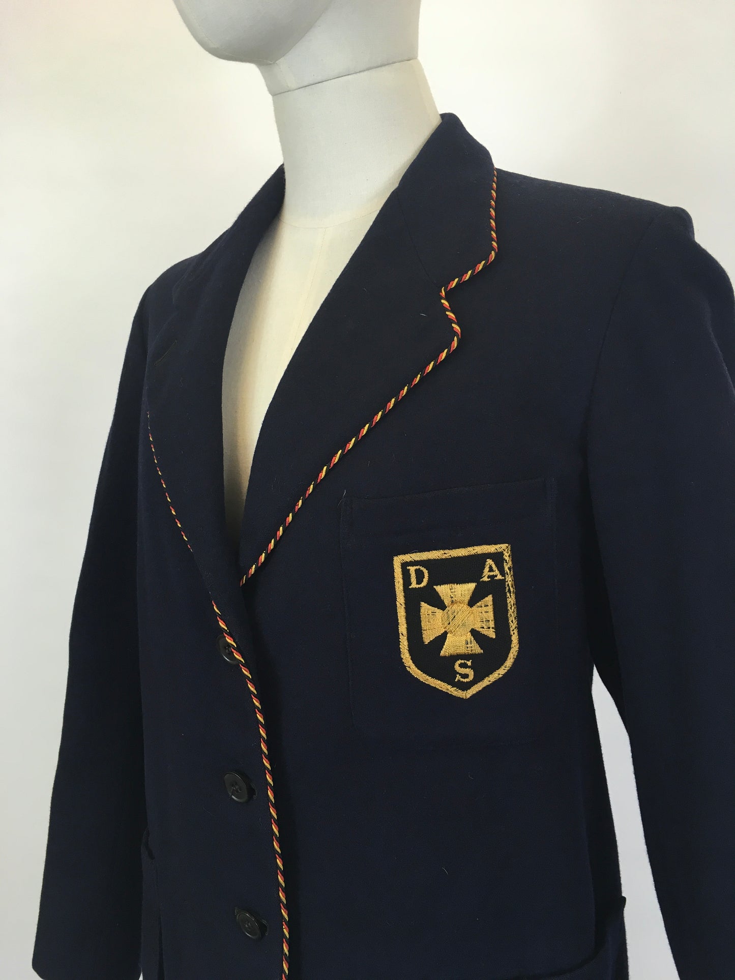 Original School Blazer by ‘ Raymond Barnes’ - Finished With A Braided Trim