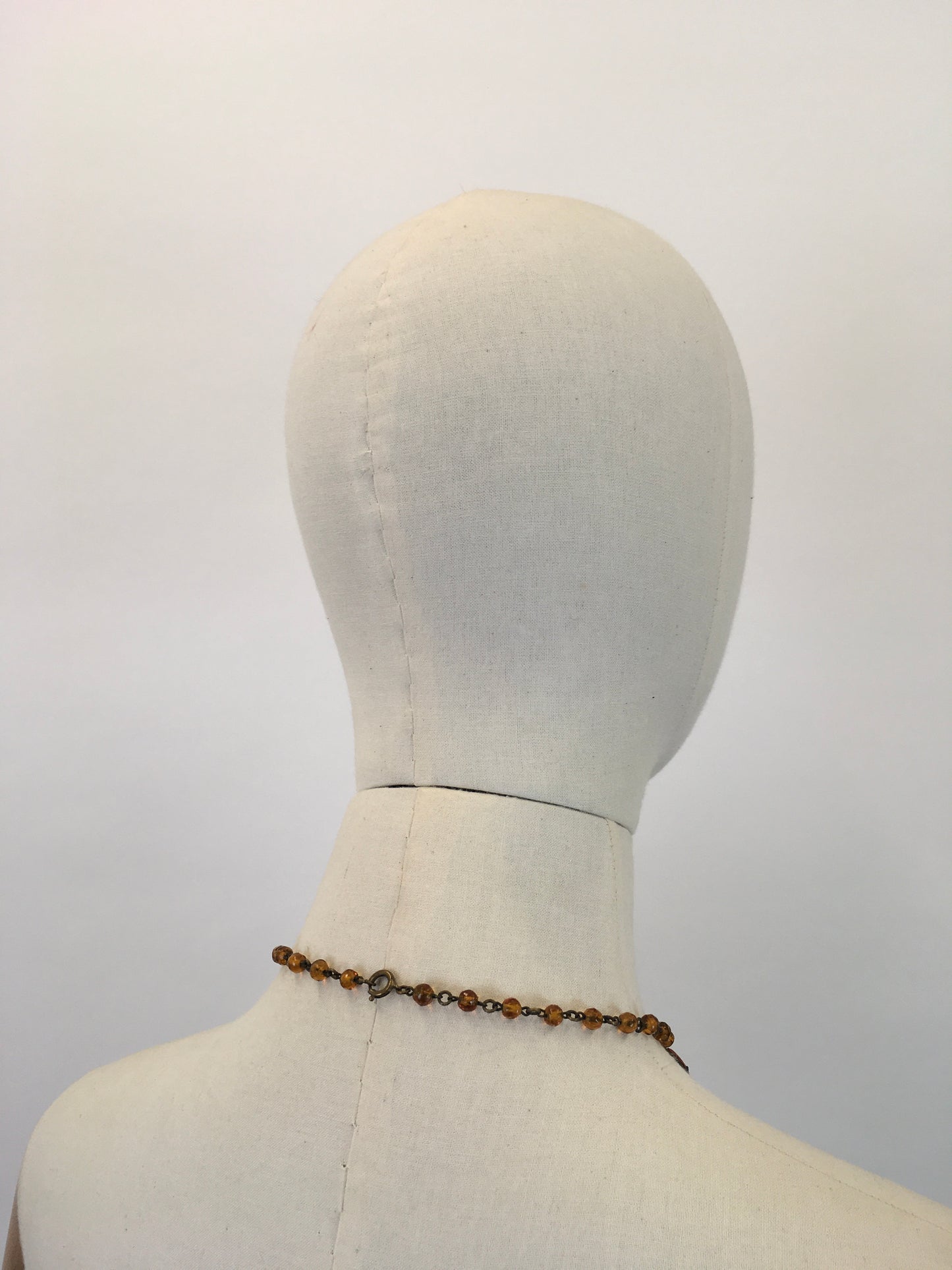 Original 1920's Sensational Necklace - With Exquisite Details of Sunbursts and Roses