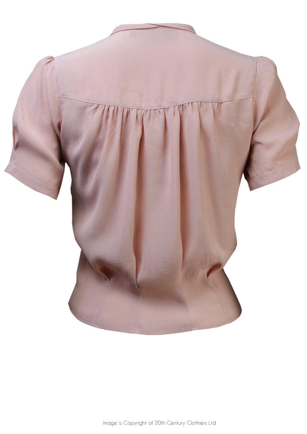House of Foxy 1930’s Bonnie Blouse in Blush