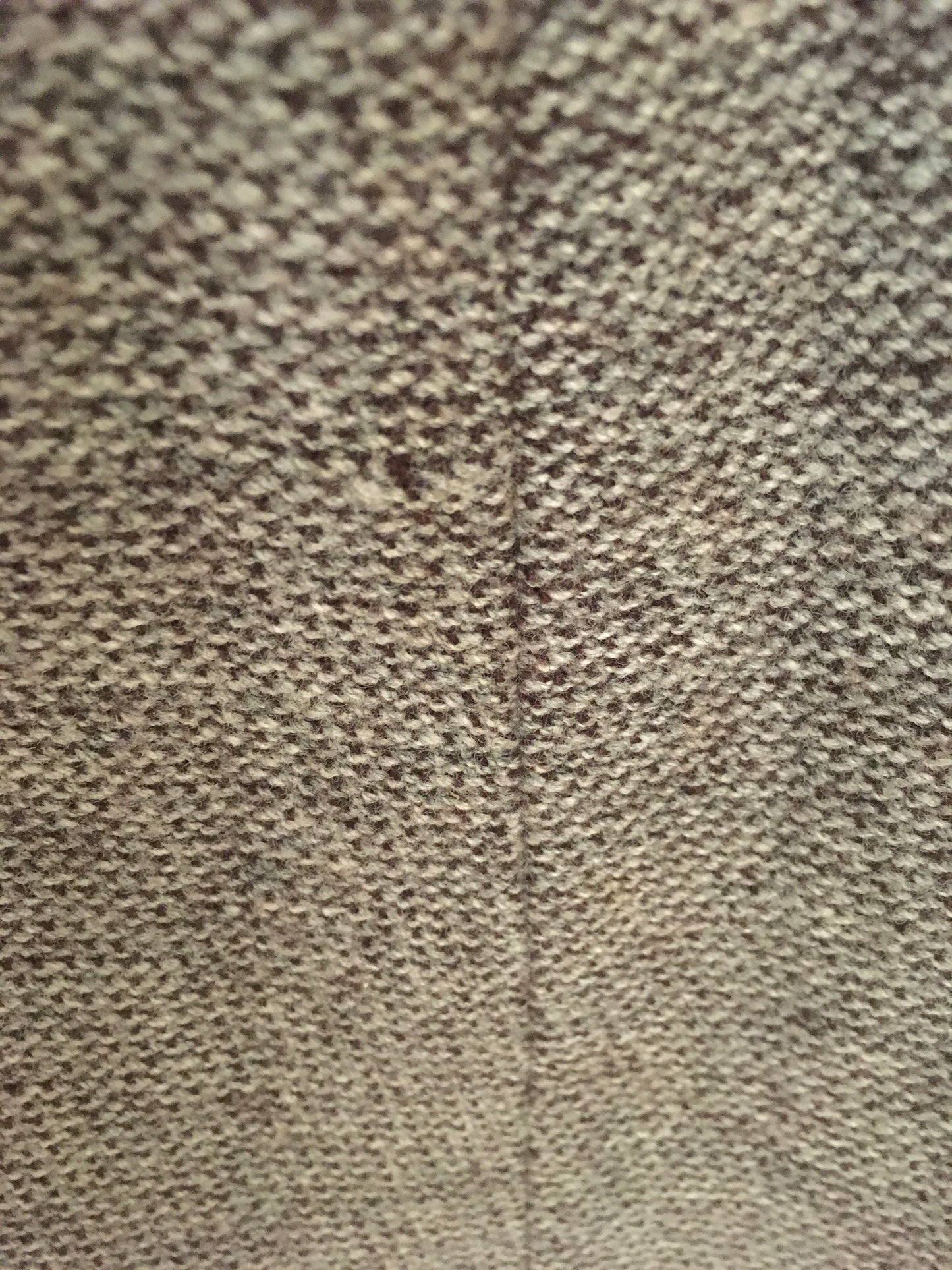 Original 1940’s Beautiful ‘ Hebe Sports ‘ Suit - In A Brown & Cream Woollen Tweed With Brown Velvet Trim