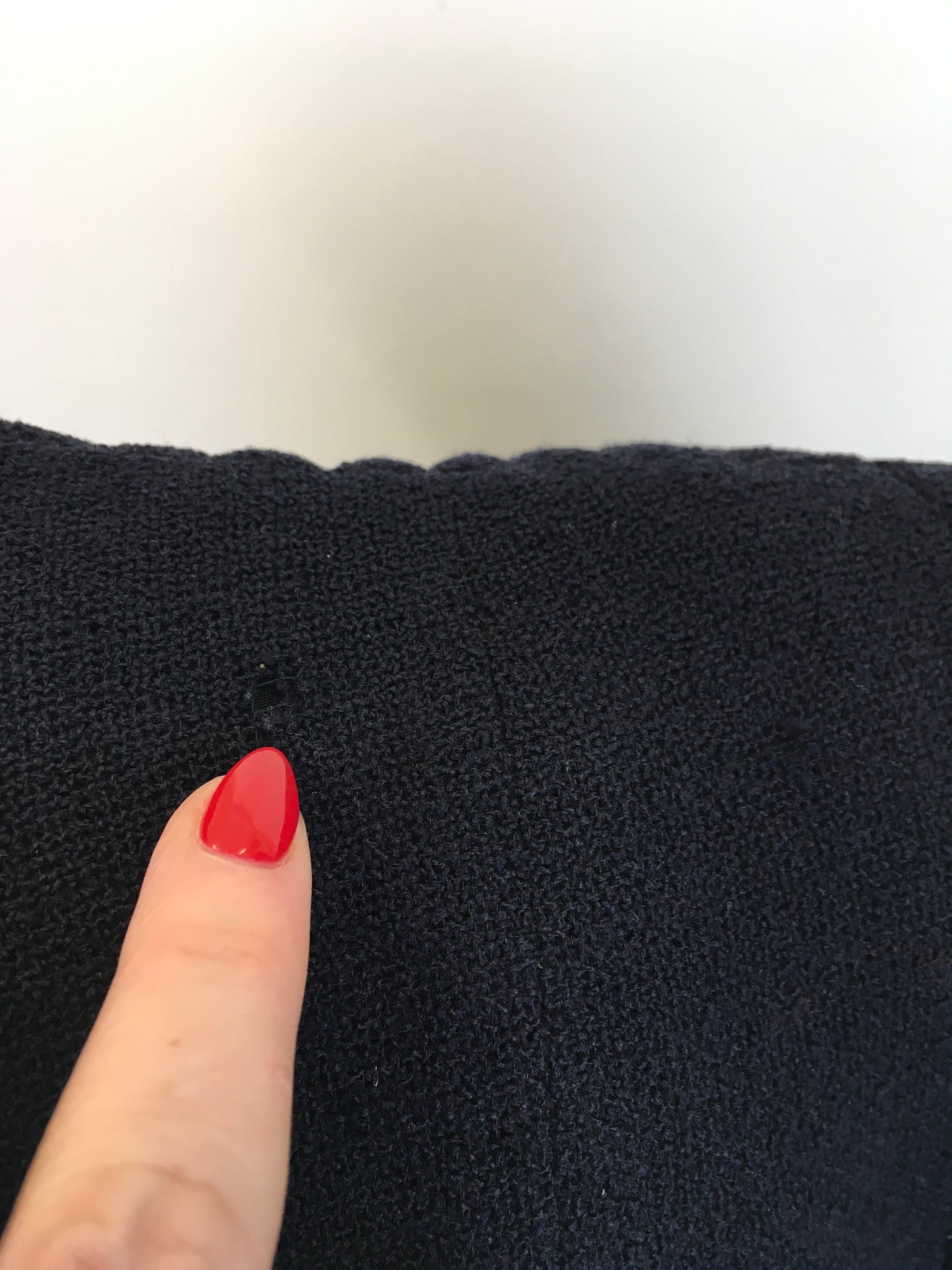 Original 1930’s Darling Navy Wool Crepe Coat - With Stunning Trapunto Detailing