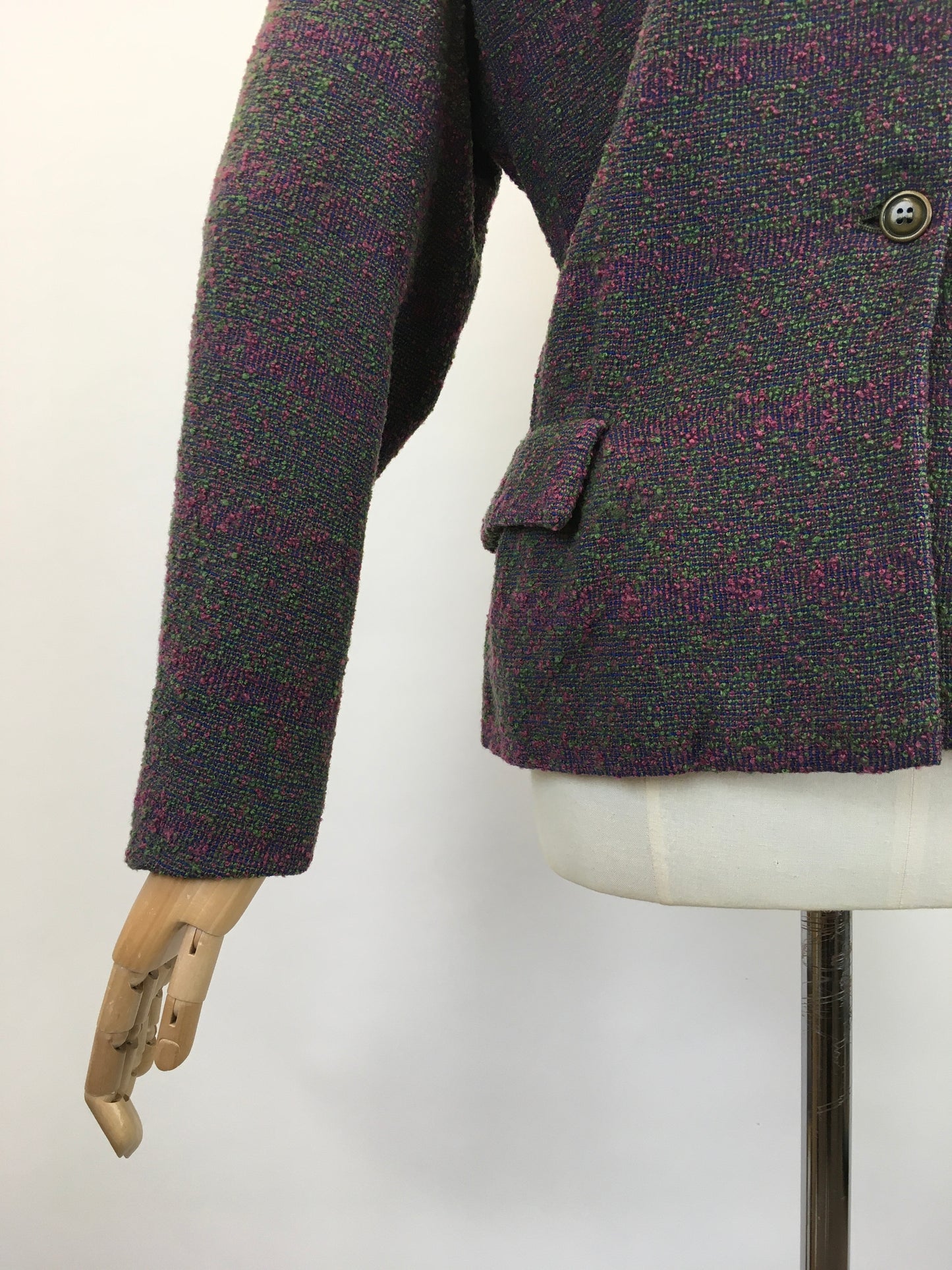 Original 1950's Fabulous Hebe Sports Jacket - In Purples and Greens