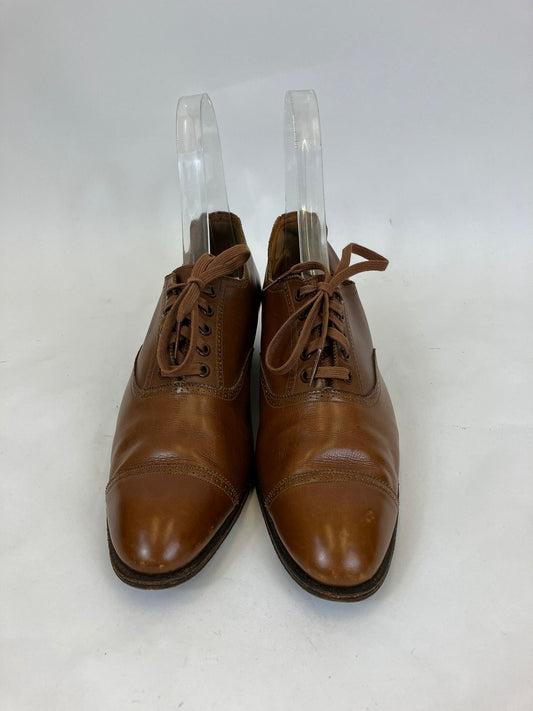 Original 1940’s Gorgeous brogues - tan leather