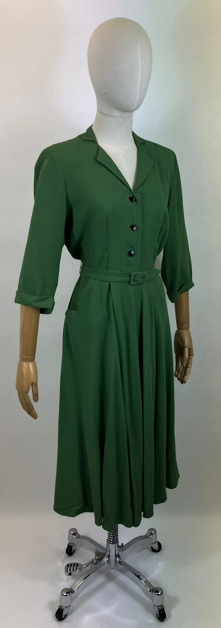 Original 1940’s Fabulous Dress - Emerald Green