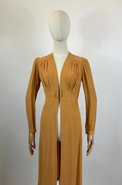 Original Gorgeous 1930’s Summer Coat - Orange