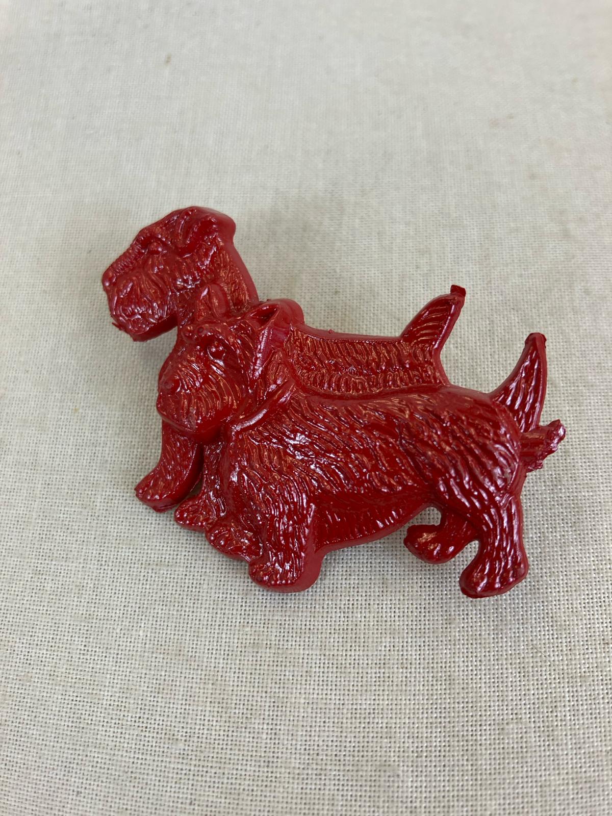 Original 1950’s Deadstock Dog brooch