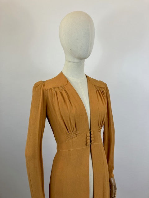 Original Gorgeous 1930’s Summer Coat - Orange