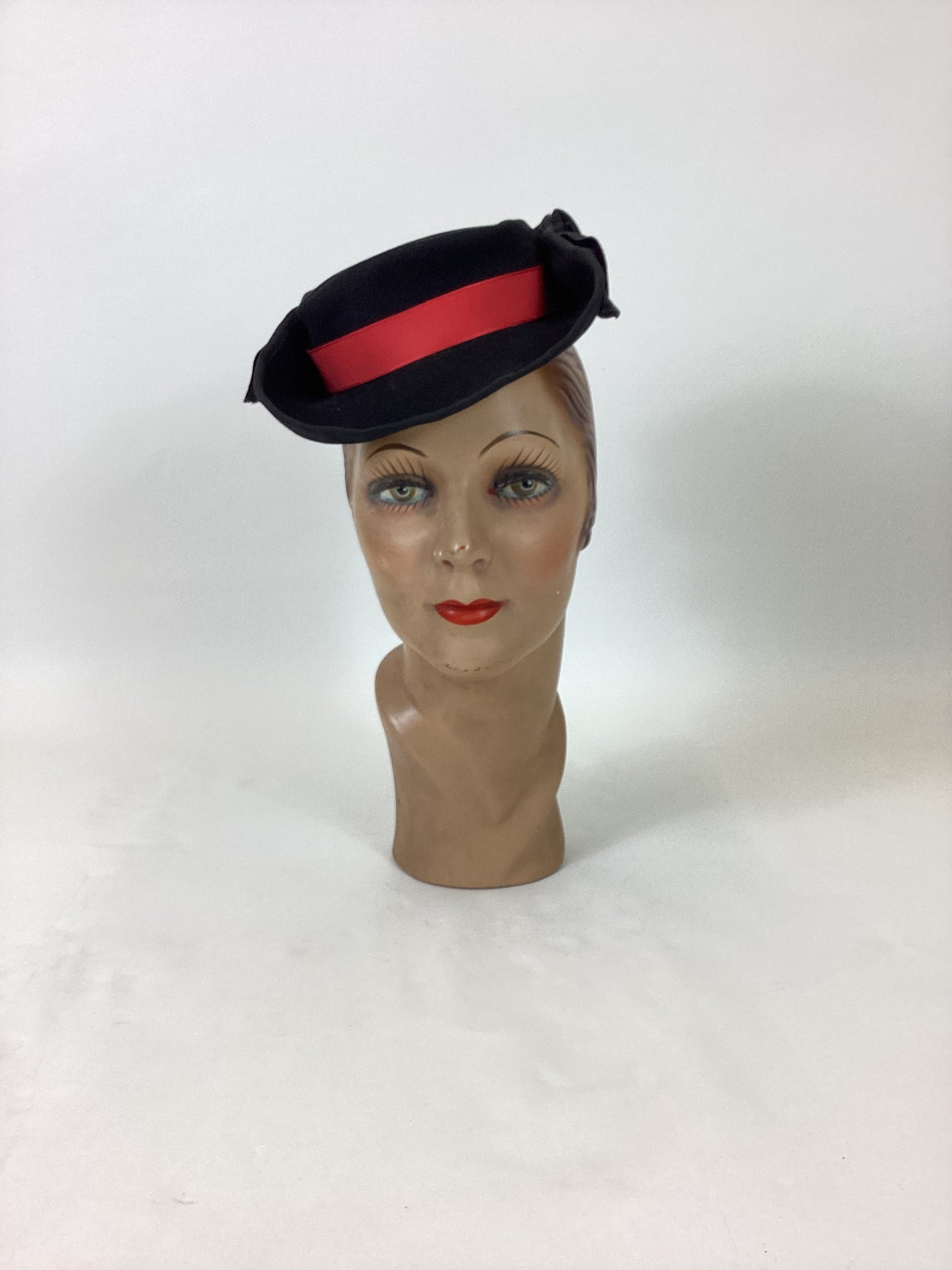 Original 40’s Gorgeous small Topper - Black / Red combination