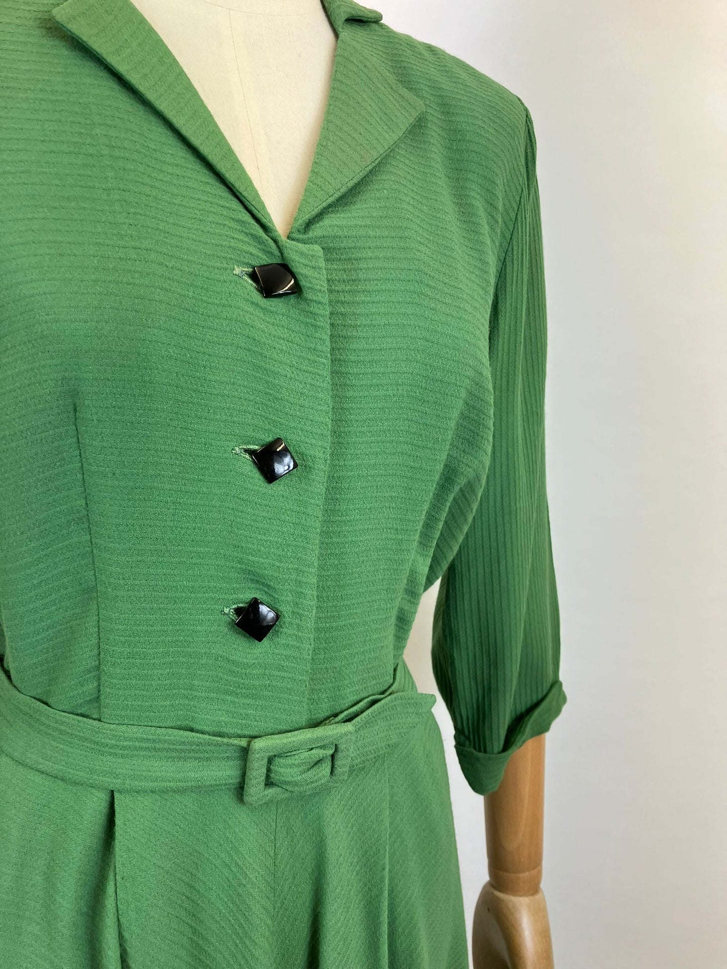 Original 1940’s Fabulous Dress - Emerald Green