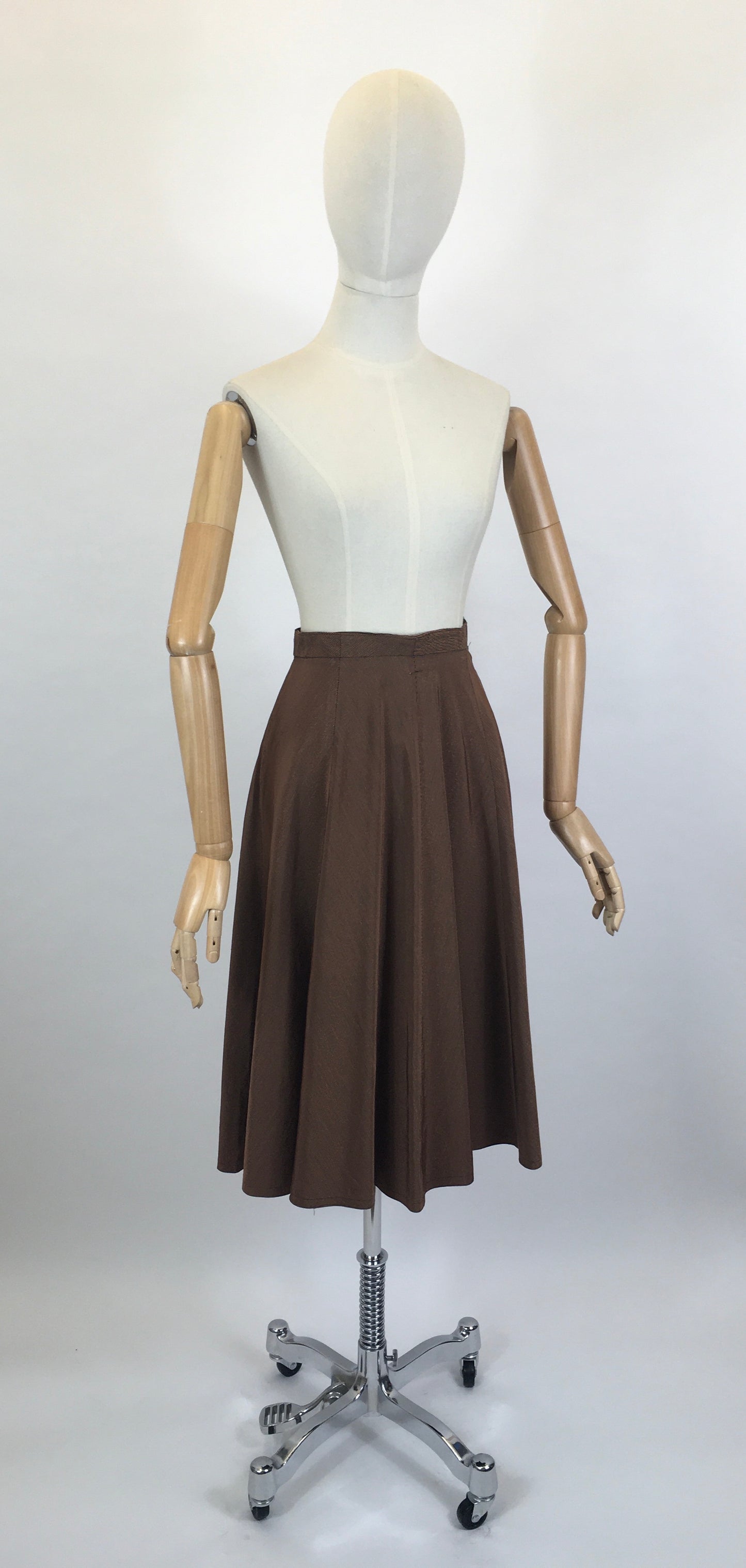 Original 1940’s Skirt - With a Fabulous 8 Gore Panel Sweep