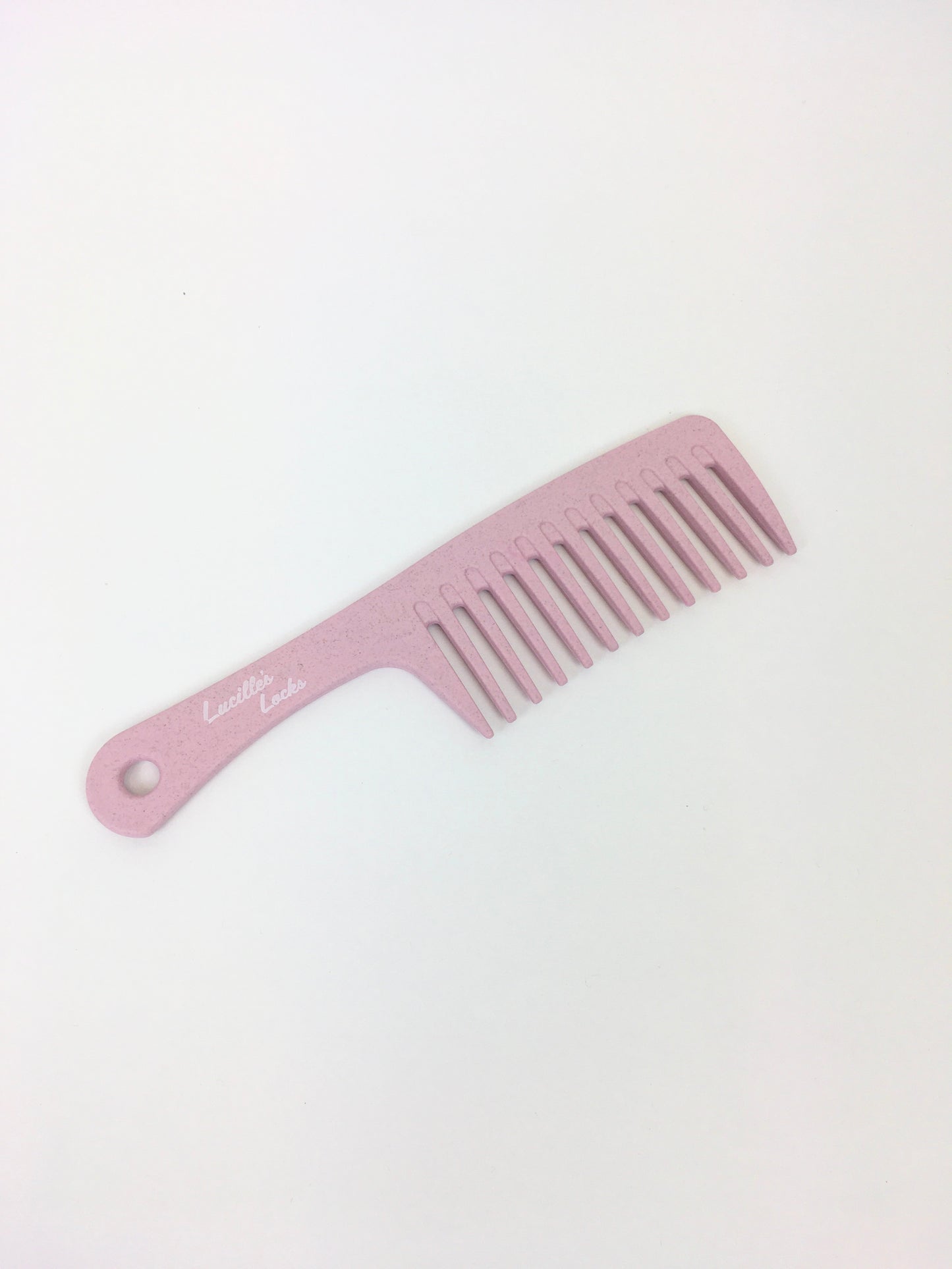 Lucille’s Locks Wide Tooth Hair Comb - In Pink