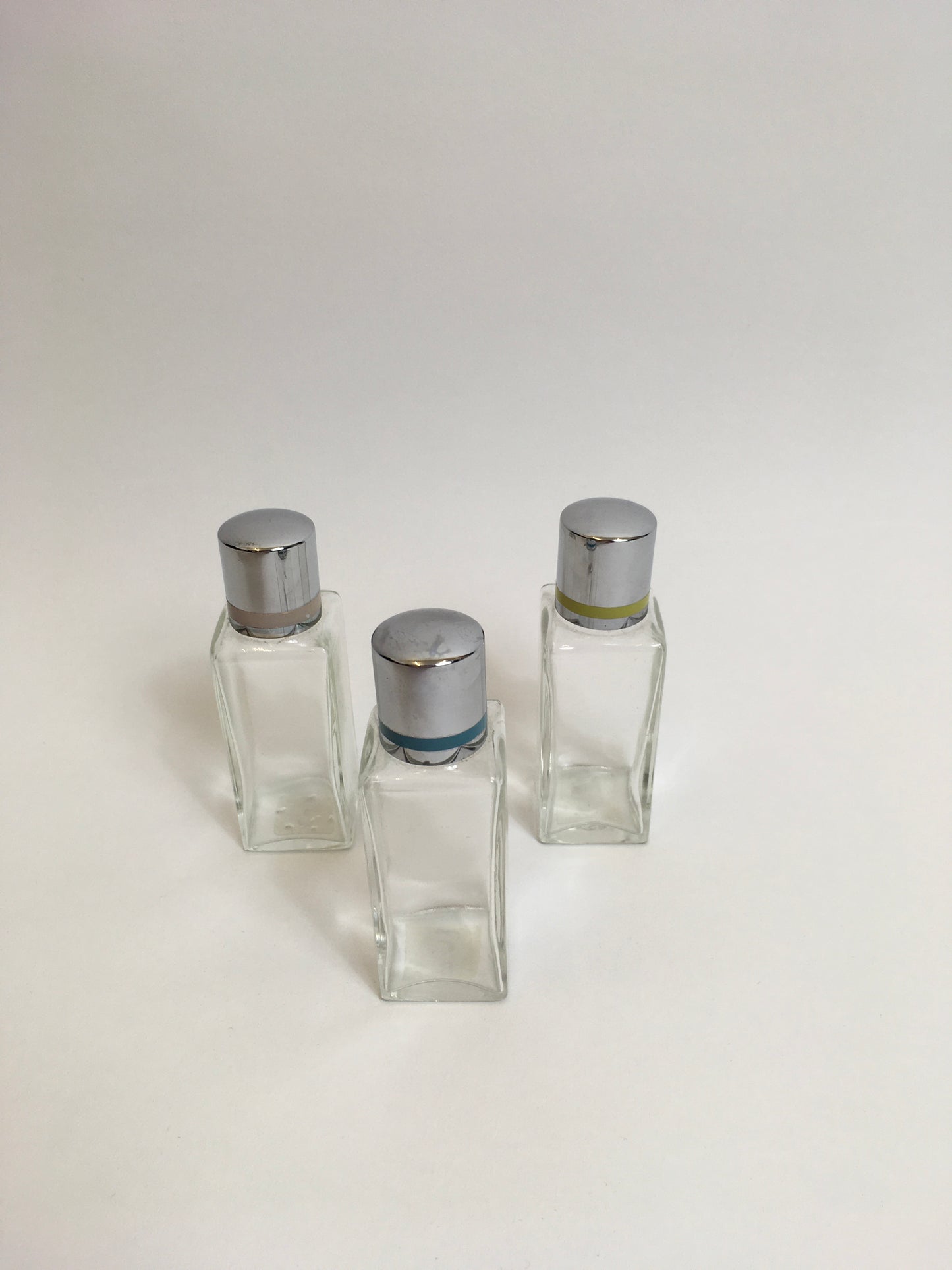 Original late 1930’s early 1940’s set of 3 Vanity Bottles - Great for the Dressing Table