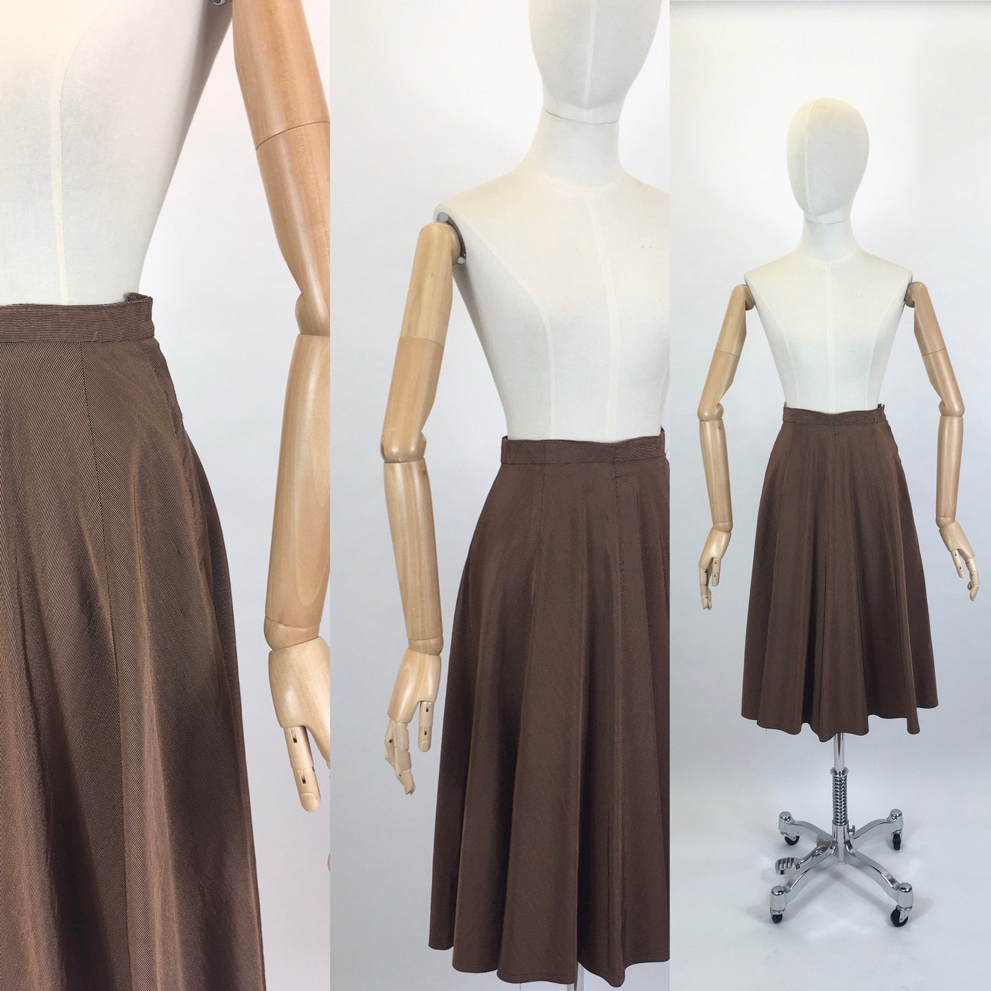 Original 1940’s Skirt - With a Fabulous 8 Gore Panel Sweep