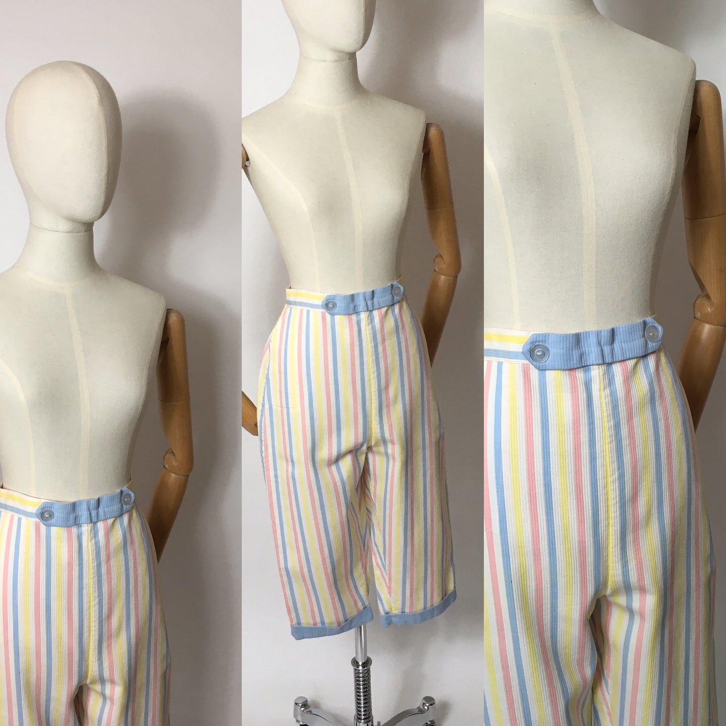 Original 1950s Capri Pants - In a Pastel Colour Pallet Almost Good Enough to Eat