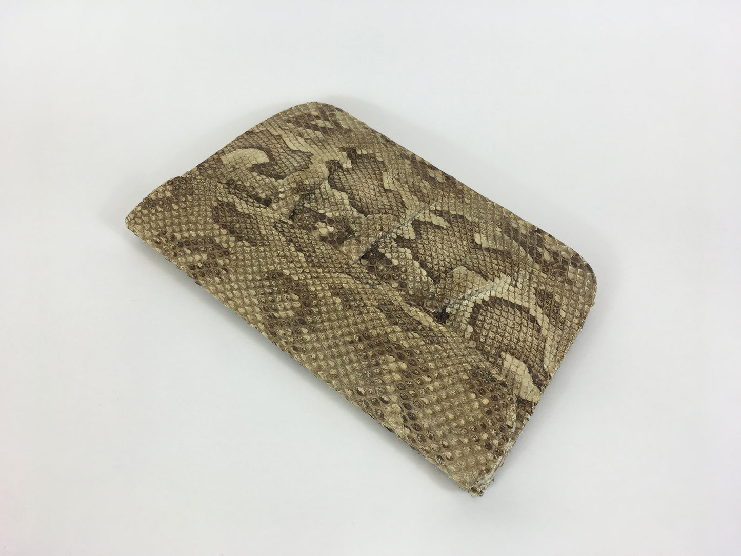 Original 1930’s Fabulous Snakeskin Clutch Handbag - With Beautiful Detailing