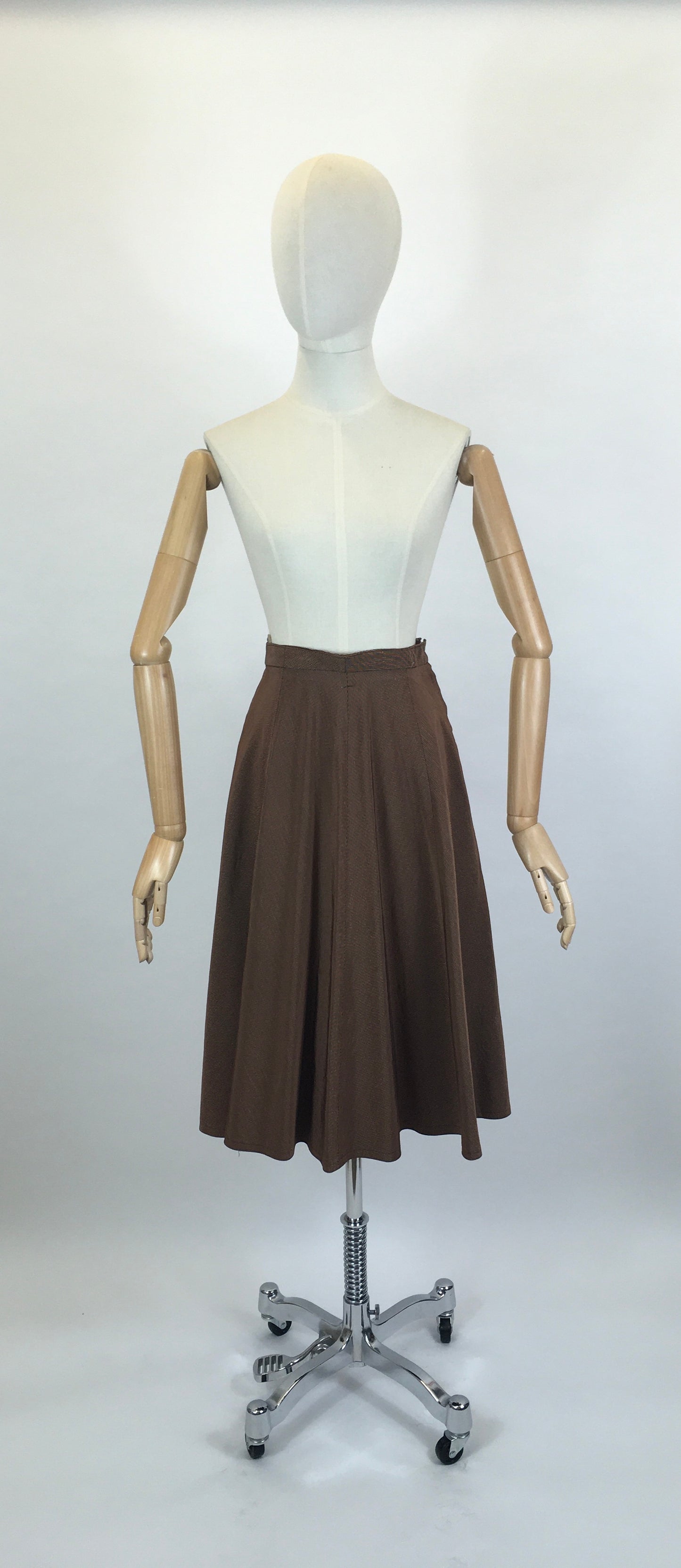 Original 1940’s Skirt - With a Fabulous 8 Gore Panel Sweep