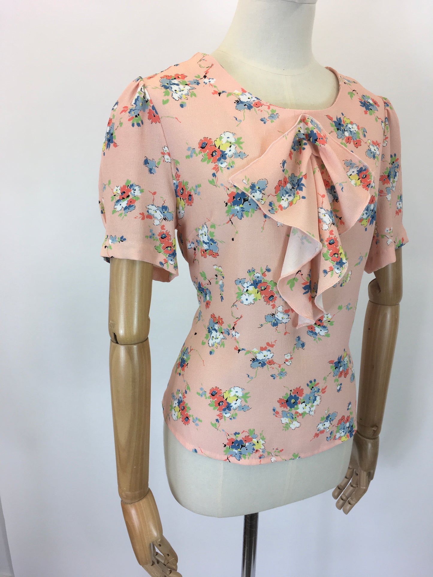 House of Foxy Flounce Blouse in Bliss