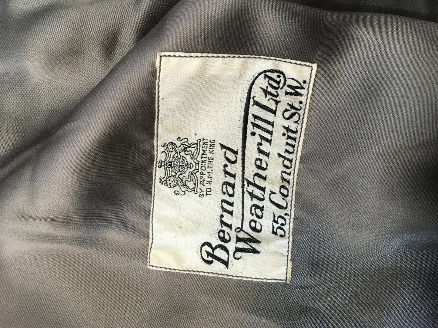 Original 1930’s Tailored Spring Weight Coat - In Grey