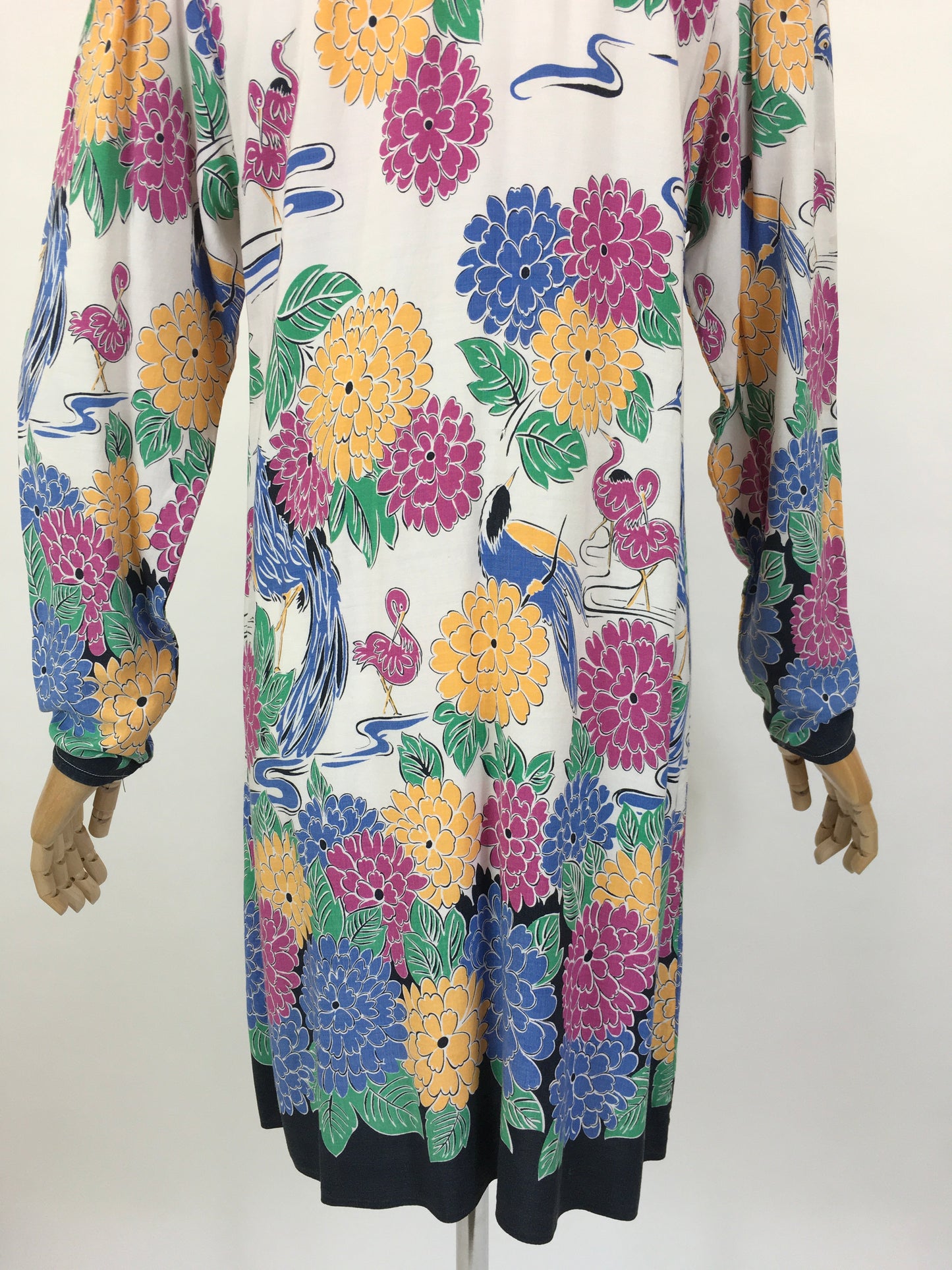 Original 1940’s SENSATIONAL Smock - With Amazing Print in Bold Bright Colours