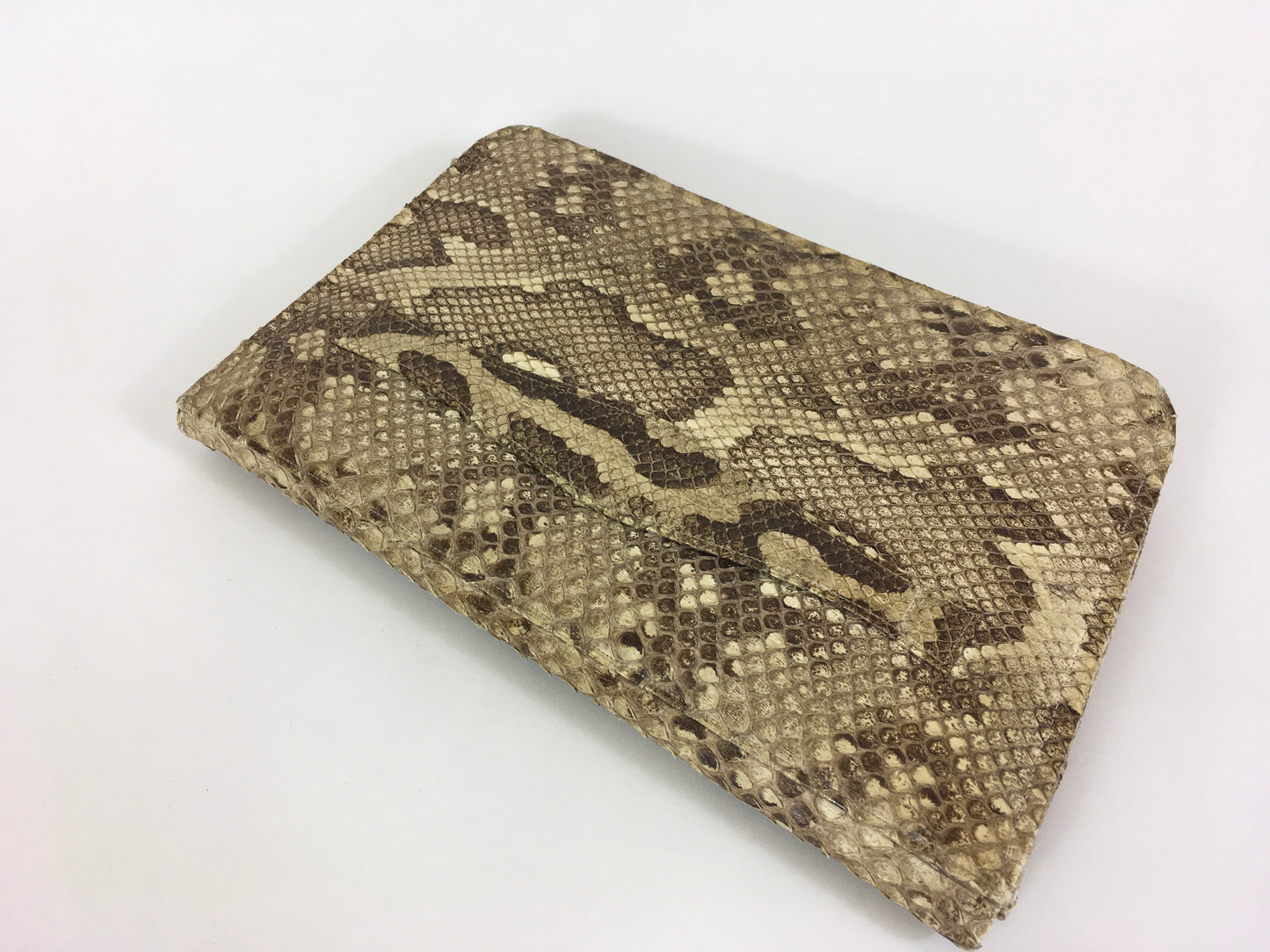 Original 1930’s Fabulous Snakeskin Clutch Handbag - With Beautiful Detailing