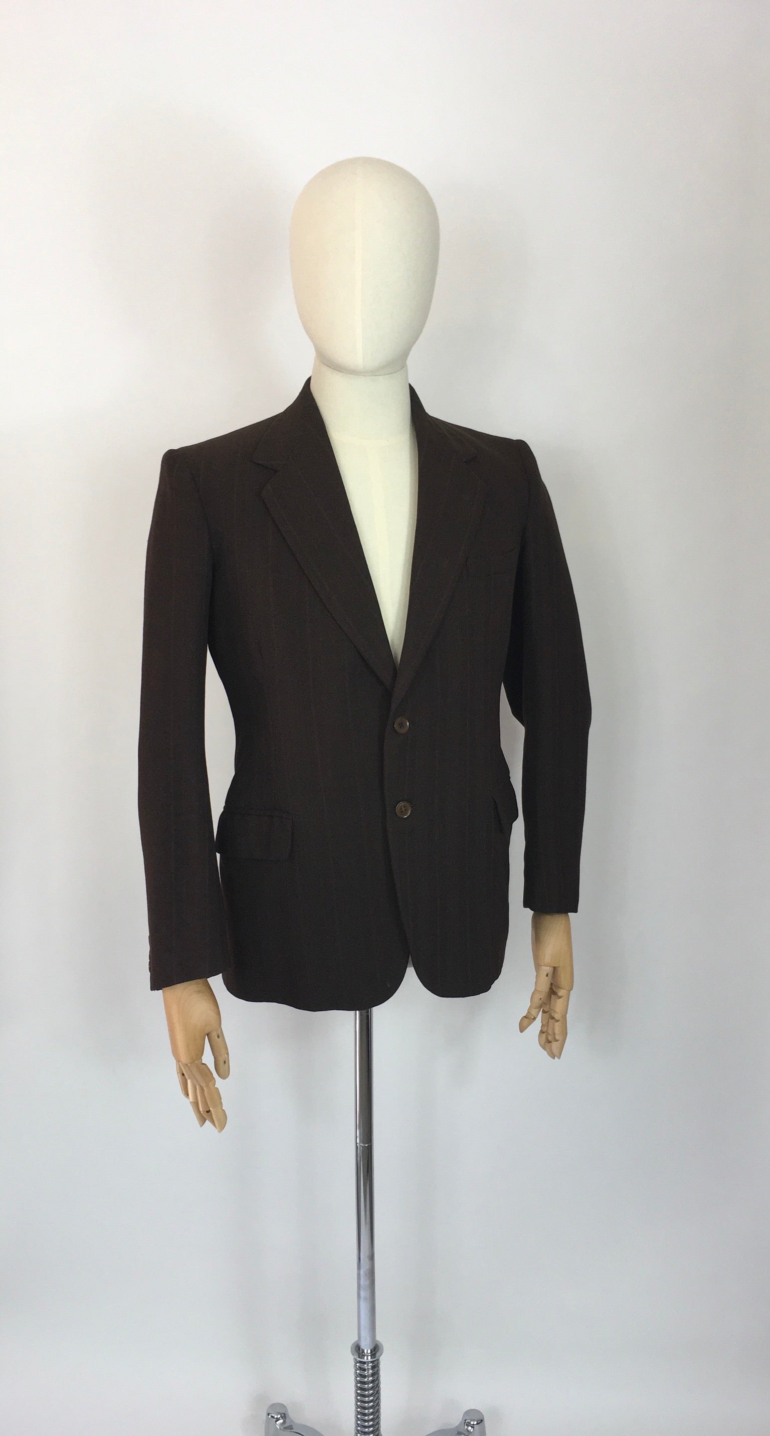 Original 1940's CC41 Montague Burton Jacket - In a Lovely Brown