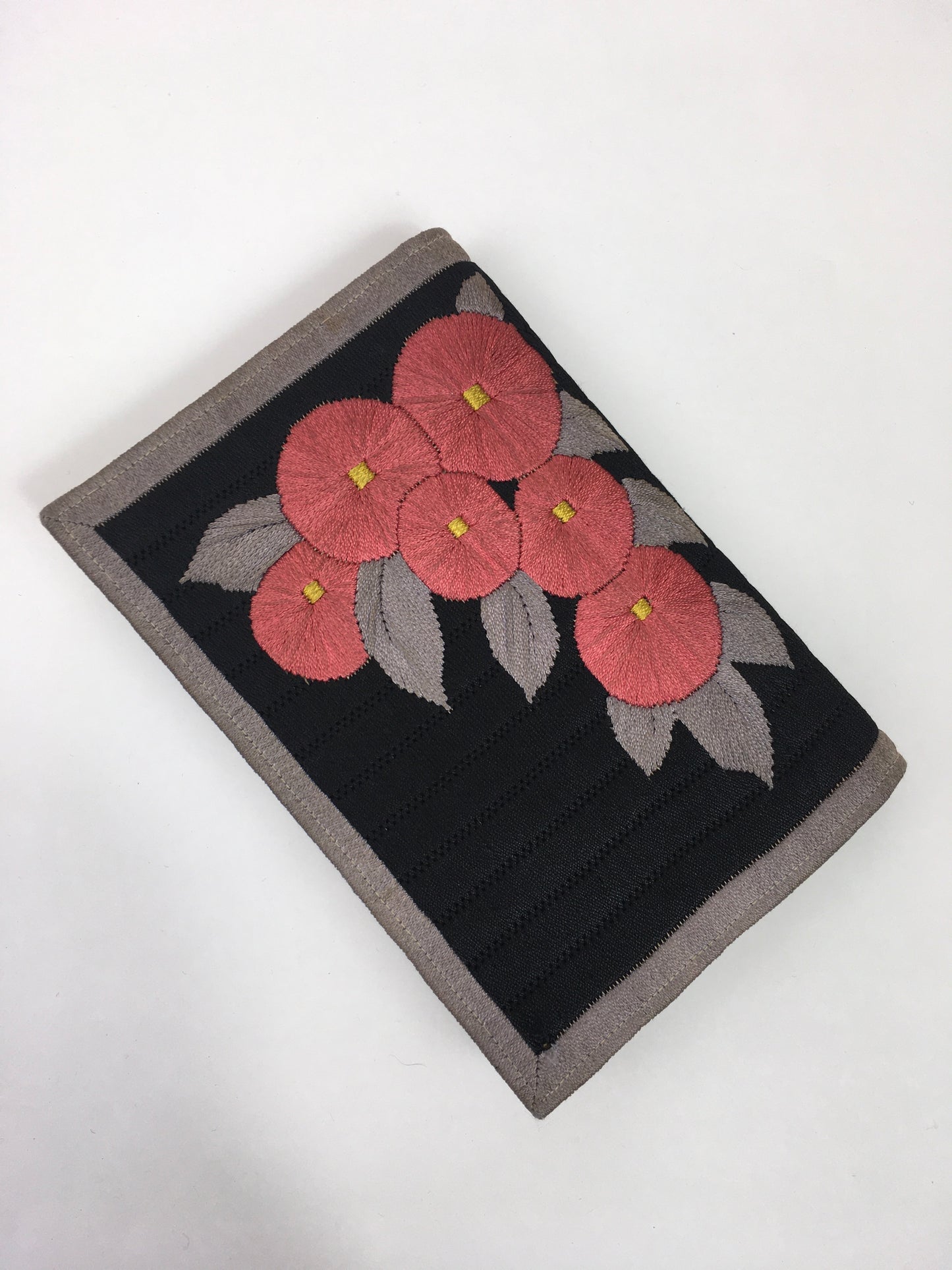Original 1930's SENSATIONAL Art Deco Clutch Bag - In Embroidered Floral