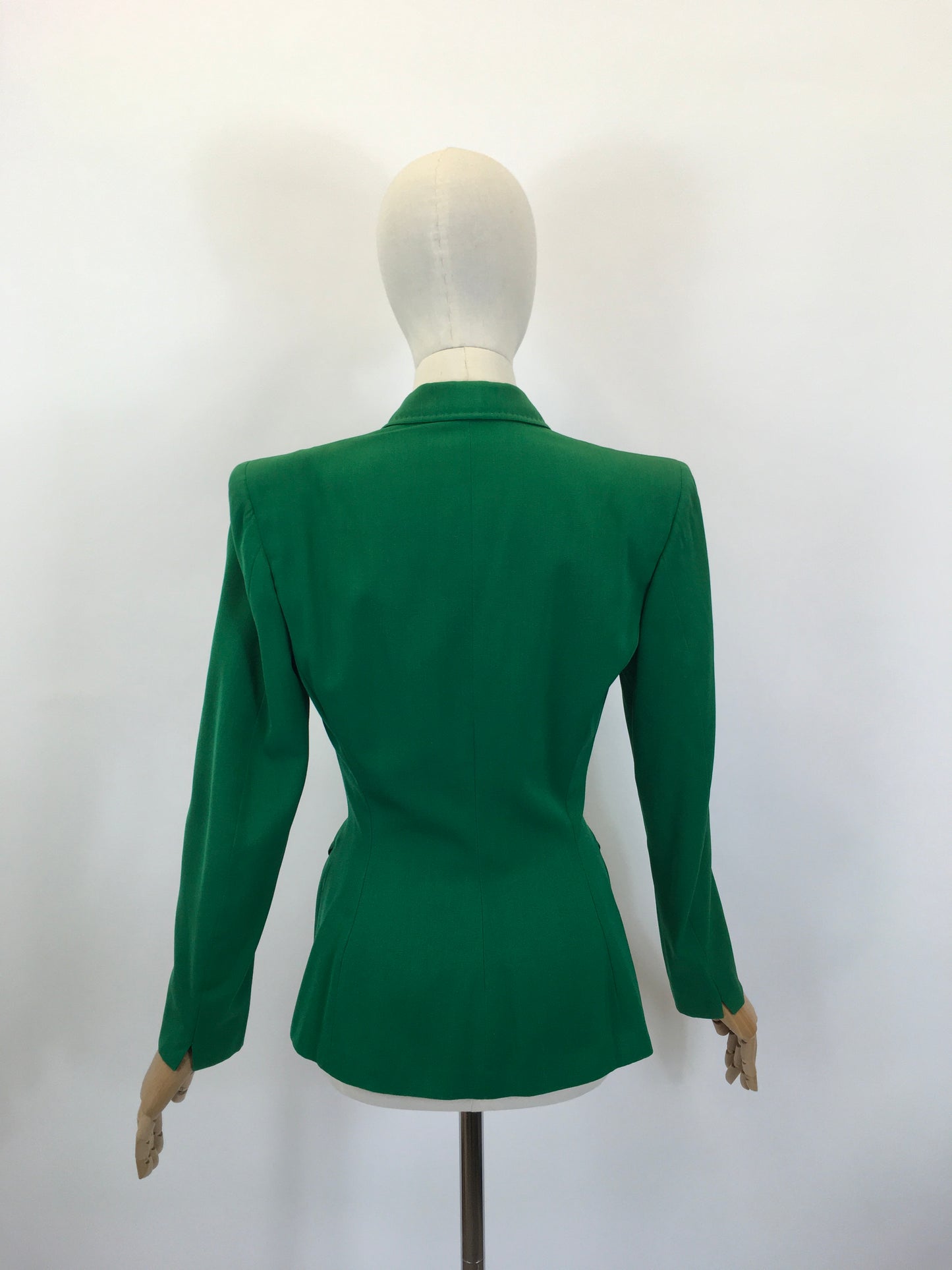 Original 1940's Longline Jacket in Green - By American Label ' Tailorbrooke'