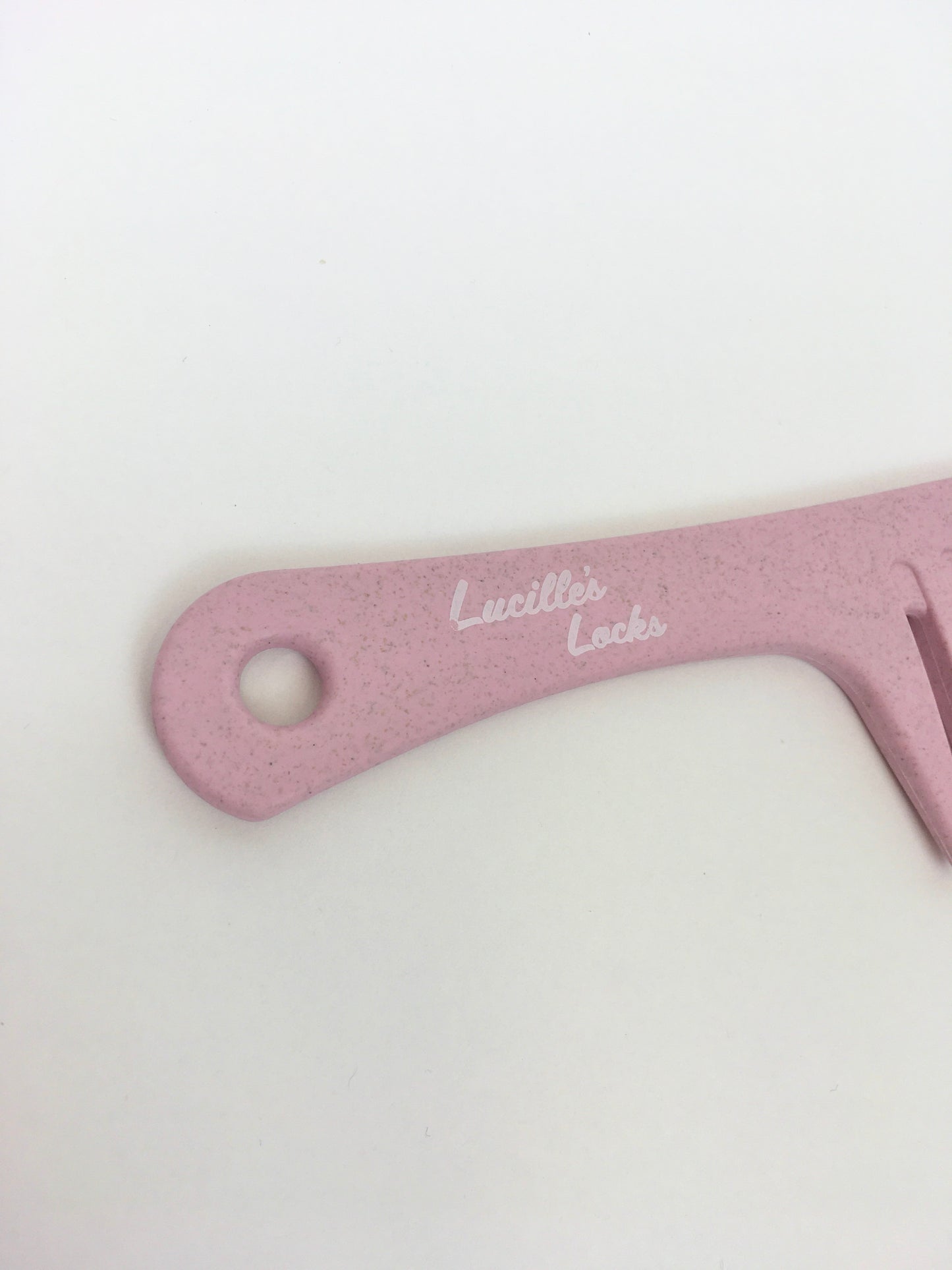 Lucille’s Locks Wide Tooth Hair Comb - In Pink