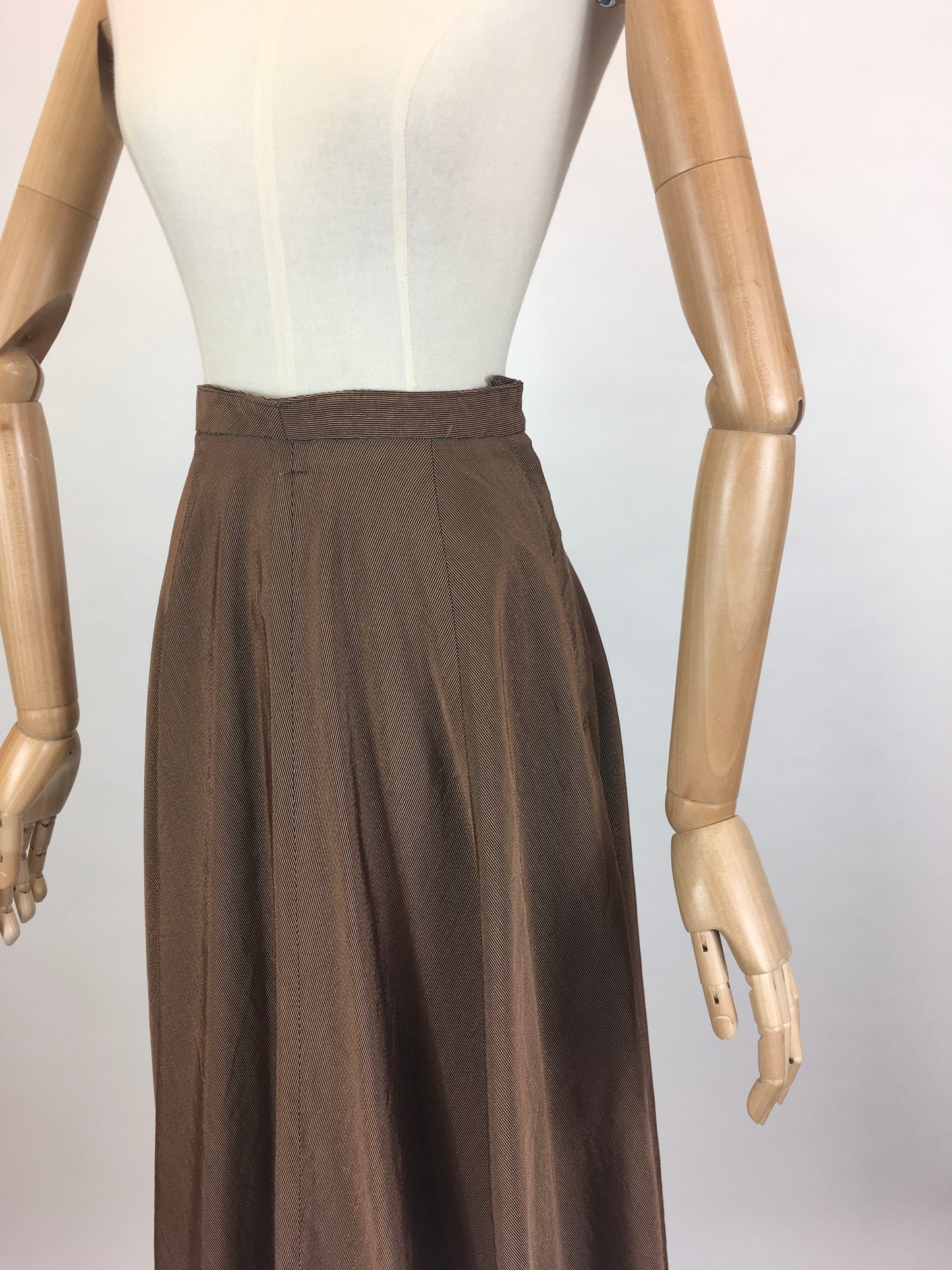 Original 1940’s Skirt - With a Fabulous 8 Gore Panel Sweep