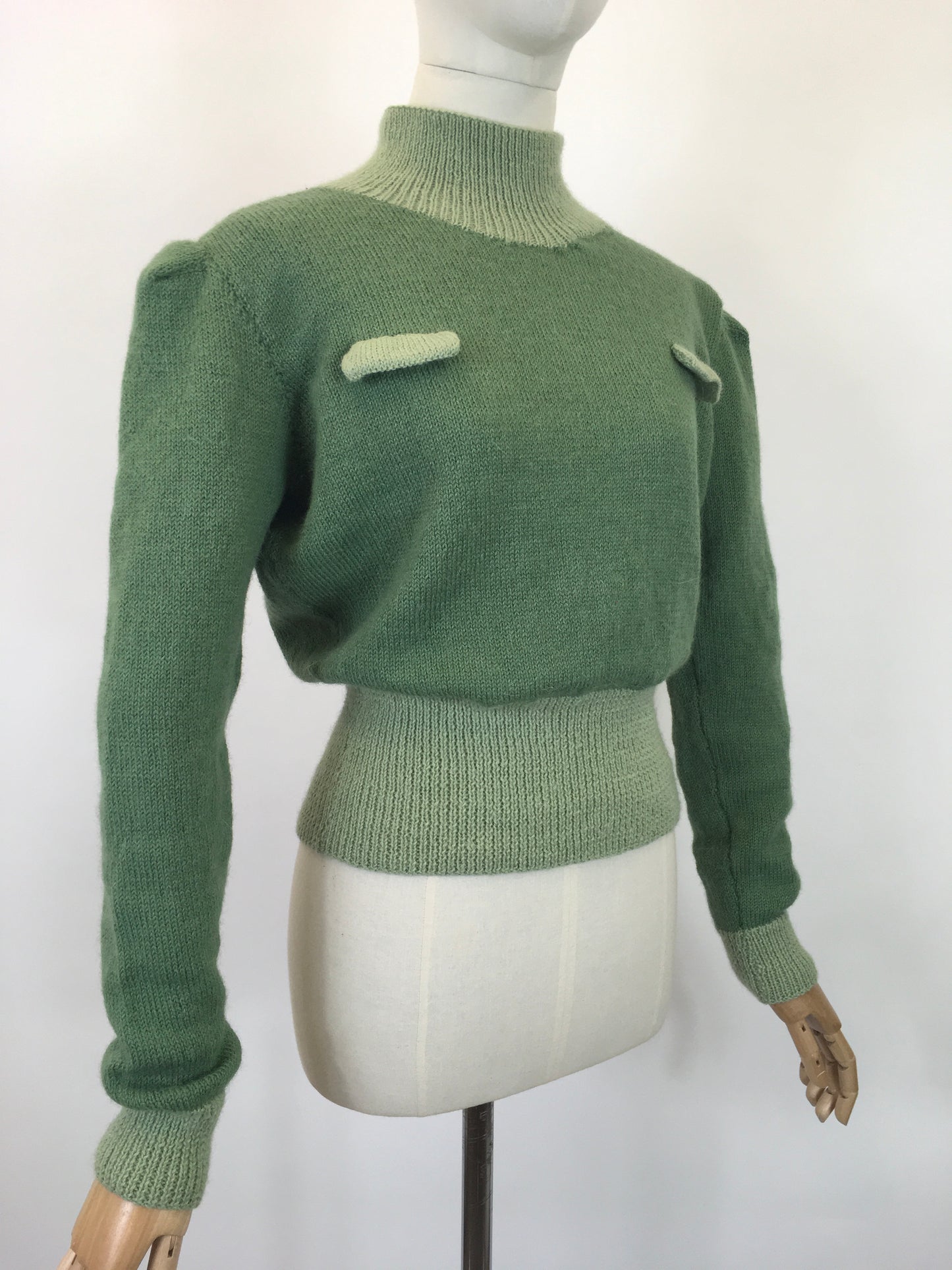 Recently Handknitted by ‘ Linda Boddison’ - Original 1940’s Reproduction Knitwear