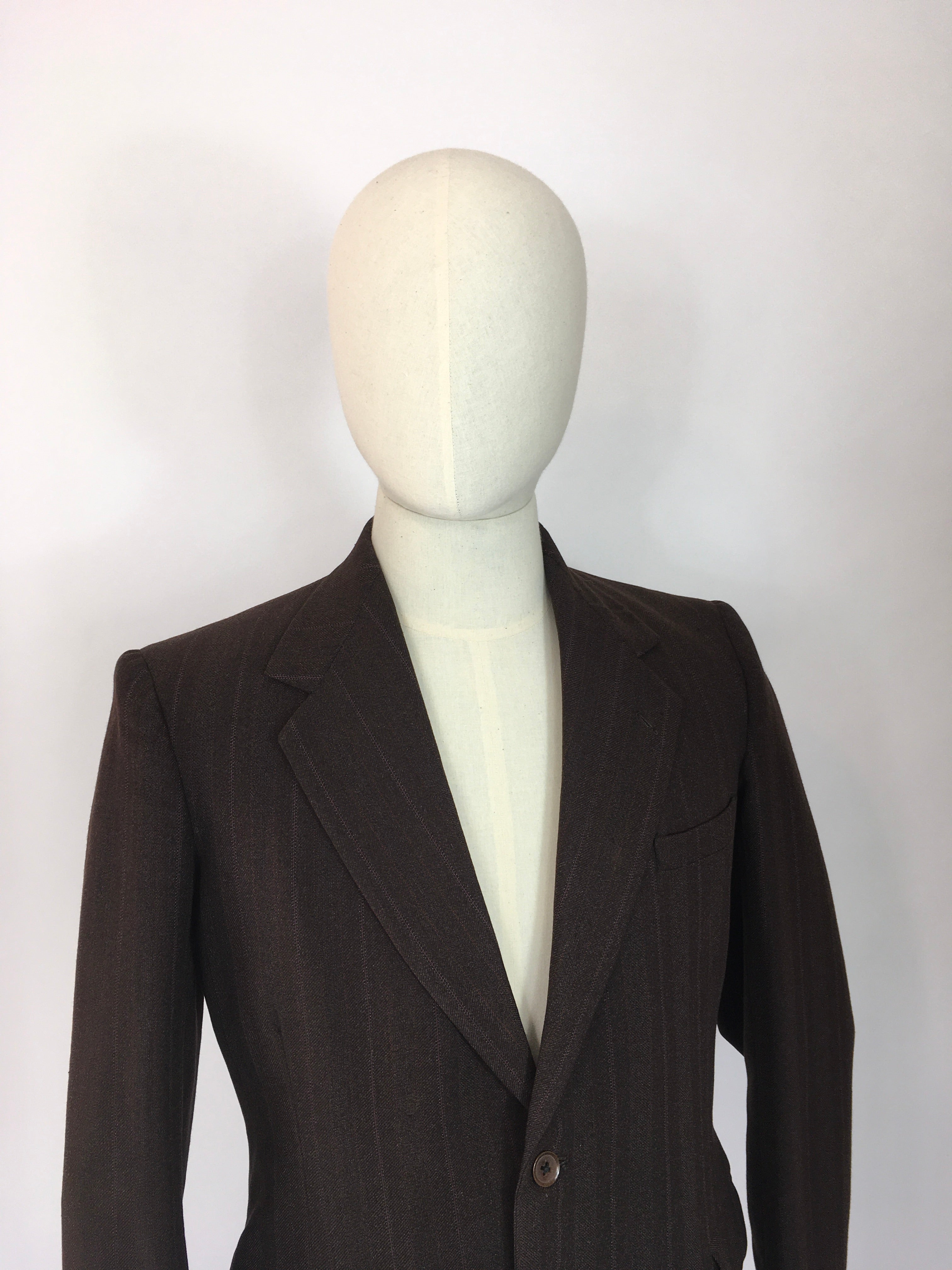 Original 1940's CC41 Montague Burton Jacket - In a Lovely Brown