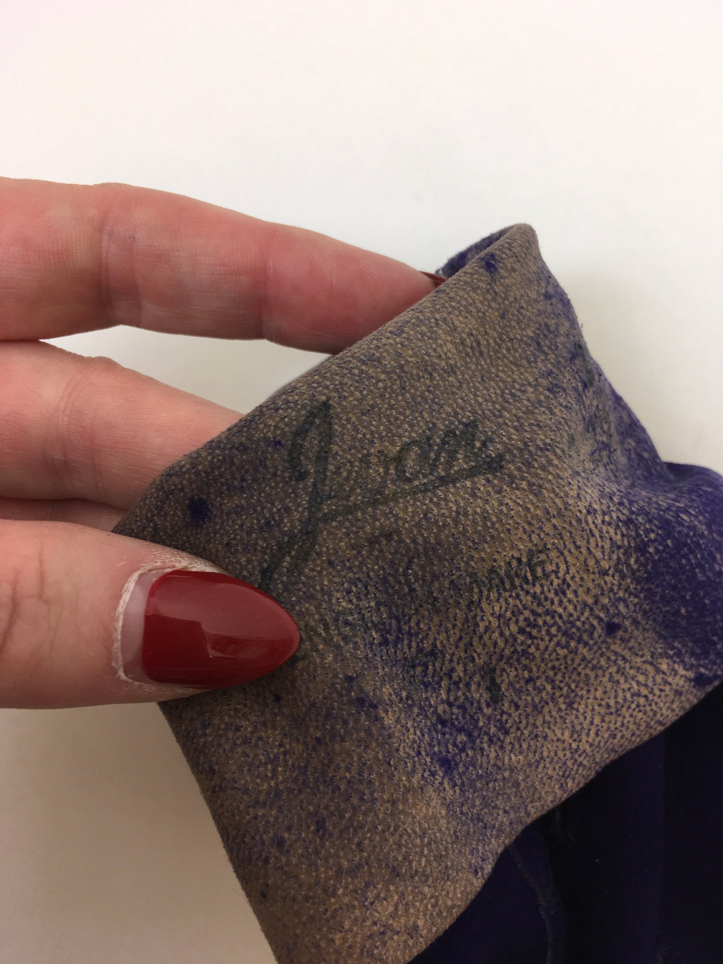 Original 1940's Sublime CC41 Utility Gloves - In Cadbury Rich Purple Suede