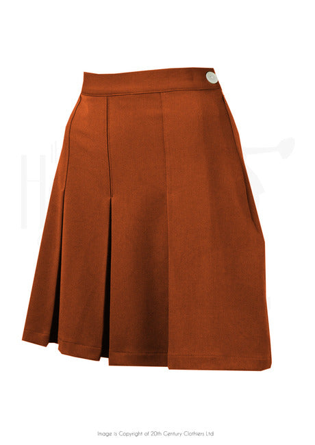 House of Foxy 1930’s / 1940’s Pleated Shorts - In Rust