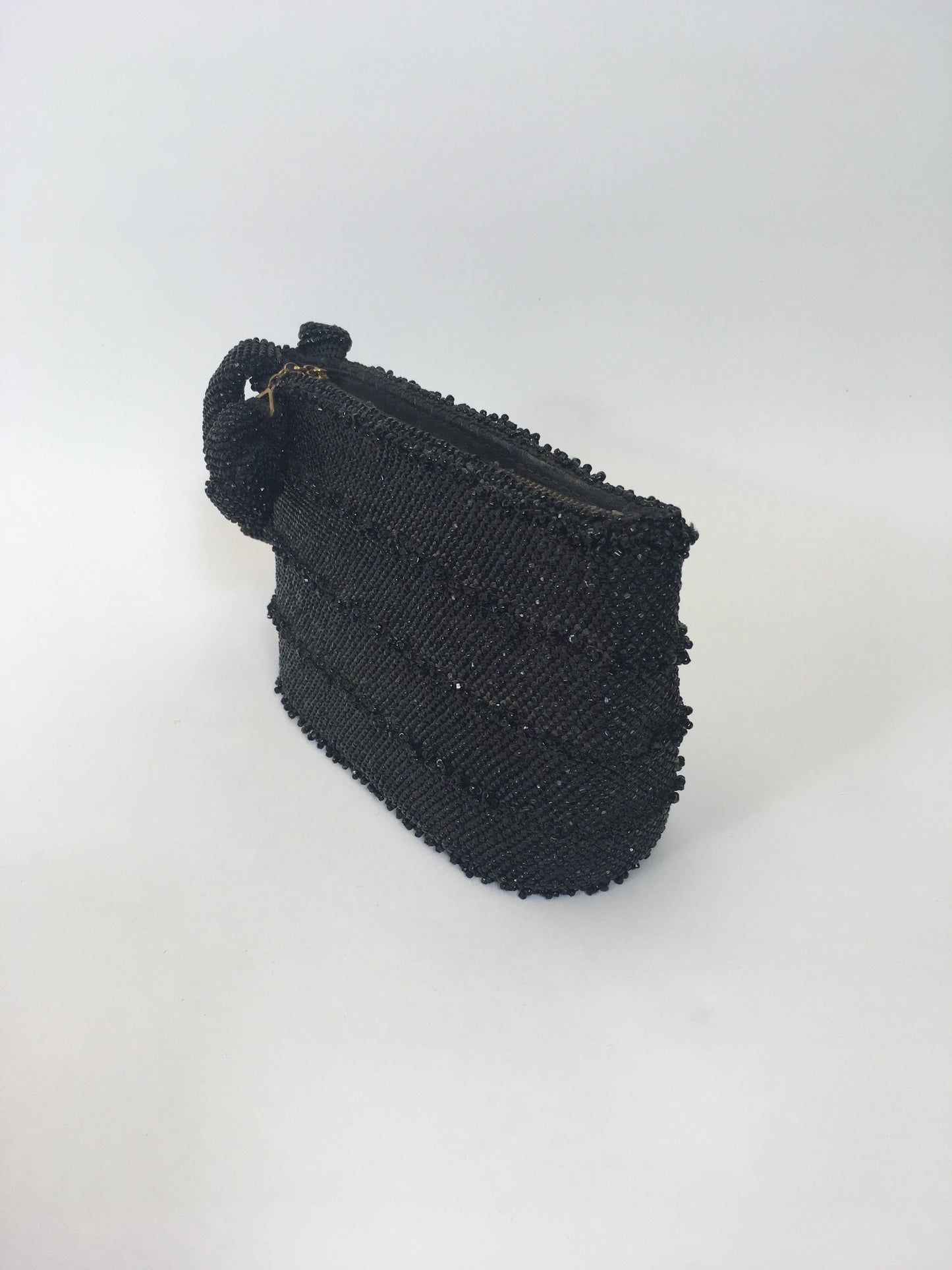 Original Late 1940's Early 1950's Evening Bag - Made From Bugle Beads