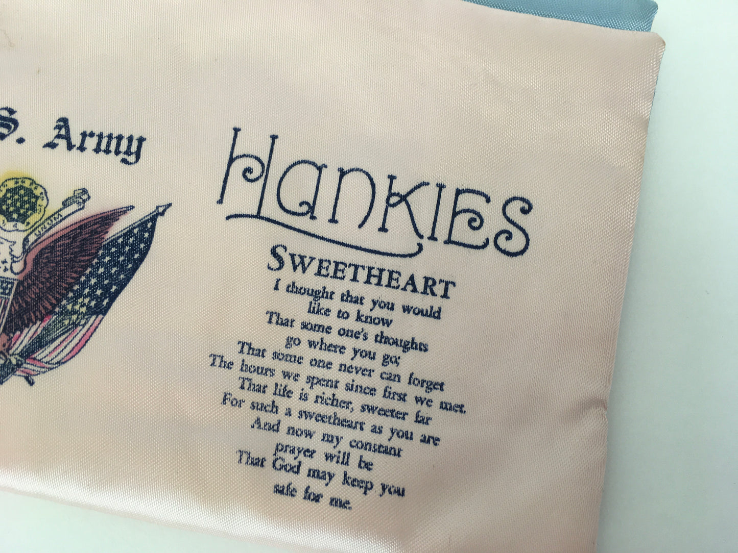 Original 1940’s Sweetheart Hankie Case - A Darling Keepsake Piece For Smalls