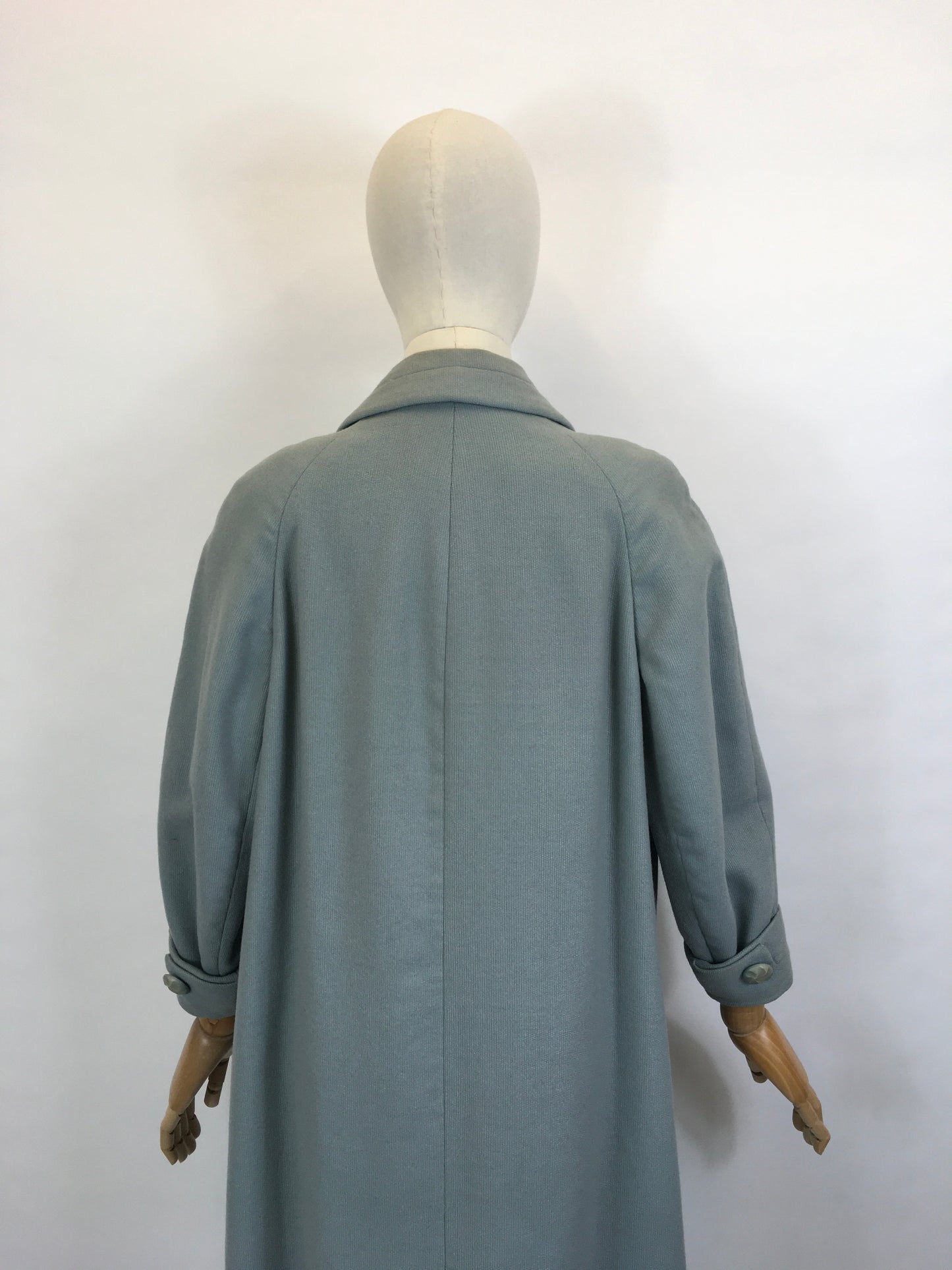 Original 1950’s Darling Pale Blue Swing Coat - With A Classic Easy to Wear 50’s Silhouette