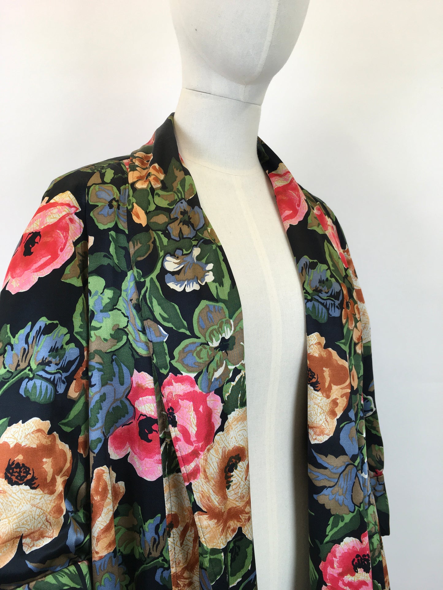 Original 1950’s SENSATIONAL ‘ Peter French’ Swagger Jacket - In Floral Bloom