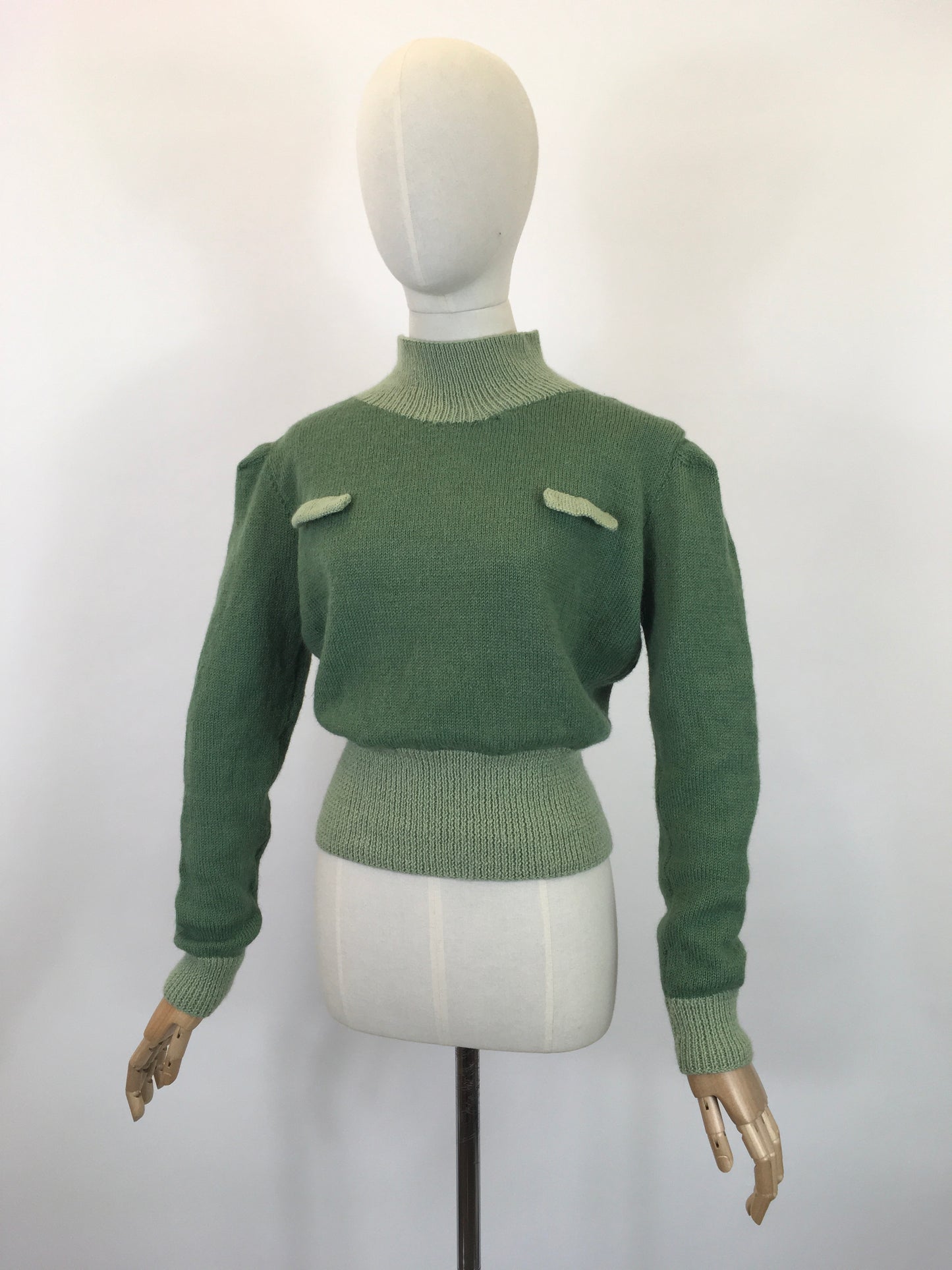 Recently Handknitted by ‘ Linda Boddison’ - Original 1940’s Reproduction Knitwear